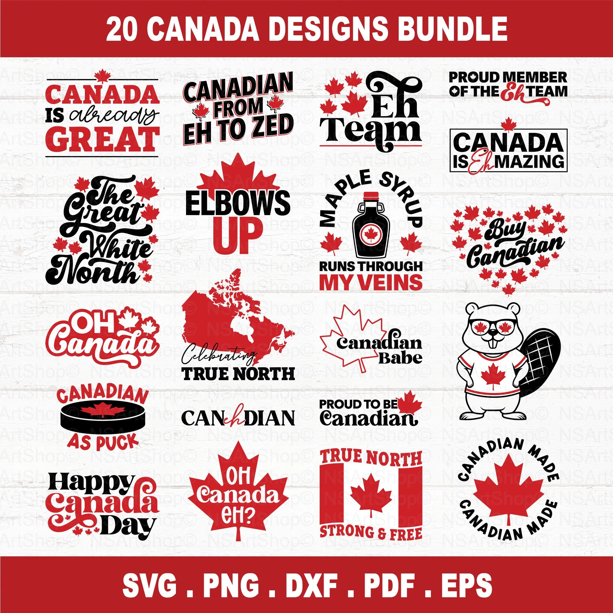 Canada Day SVG Bundle