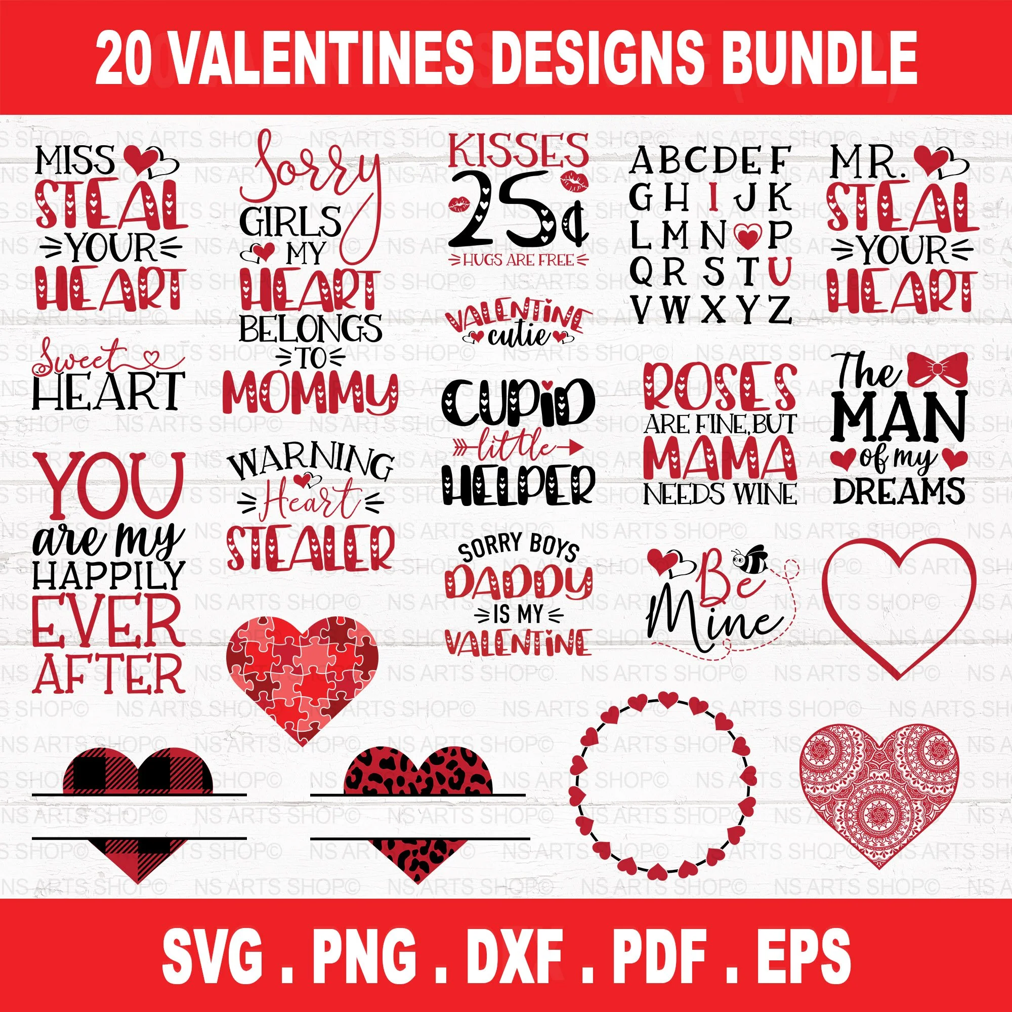 Valentine’s Day SVG Bundle