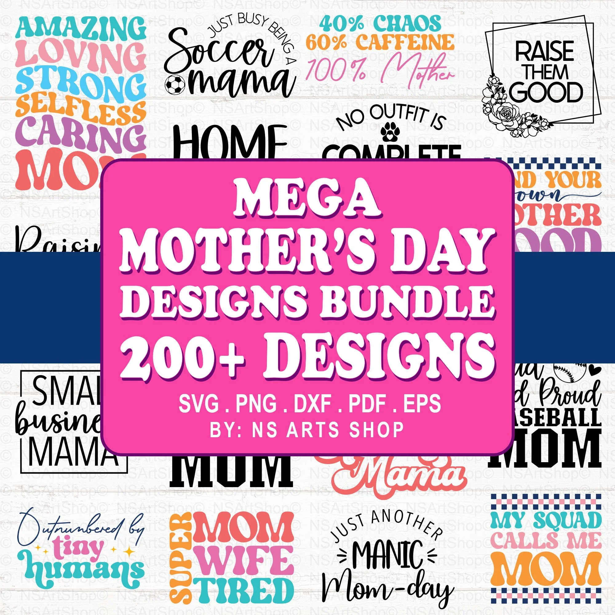 Mega Mothers Day SVG Bundle