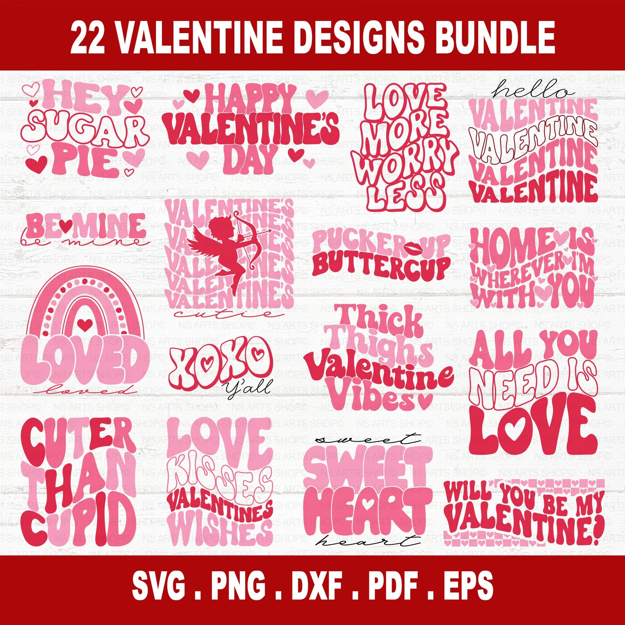 Valentine SVG Bundle