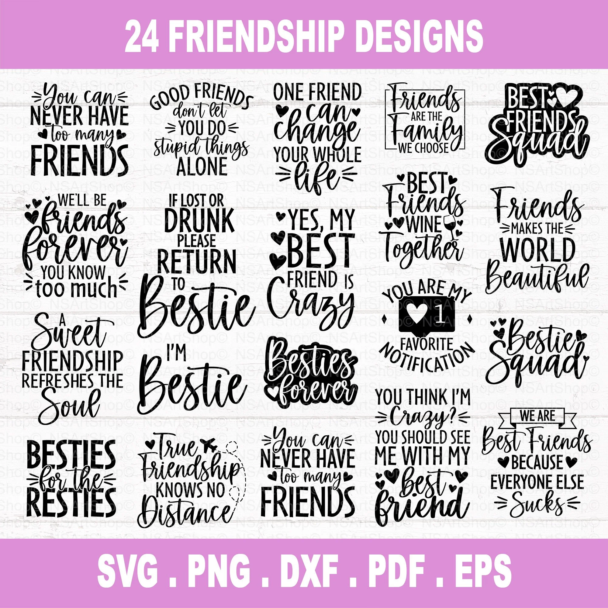 Friendship SVG Bundle