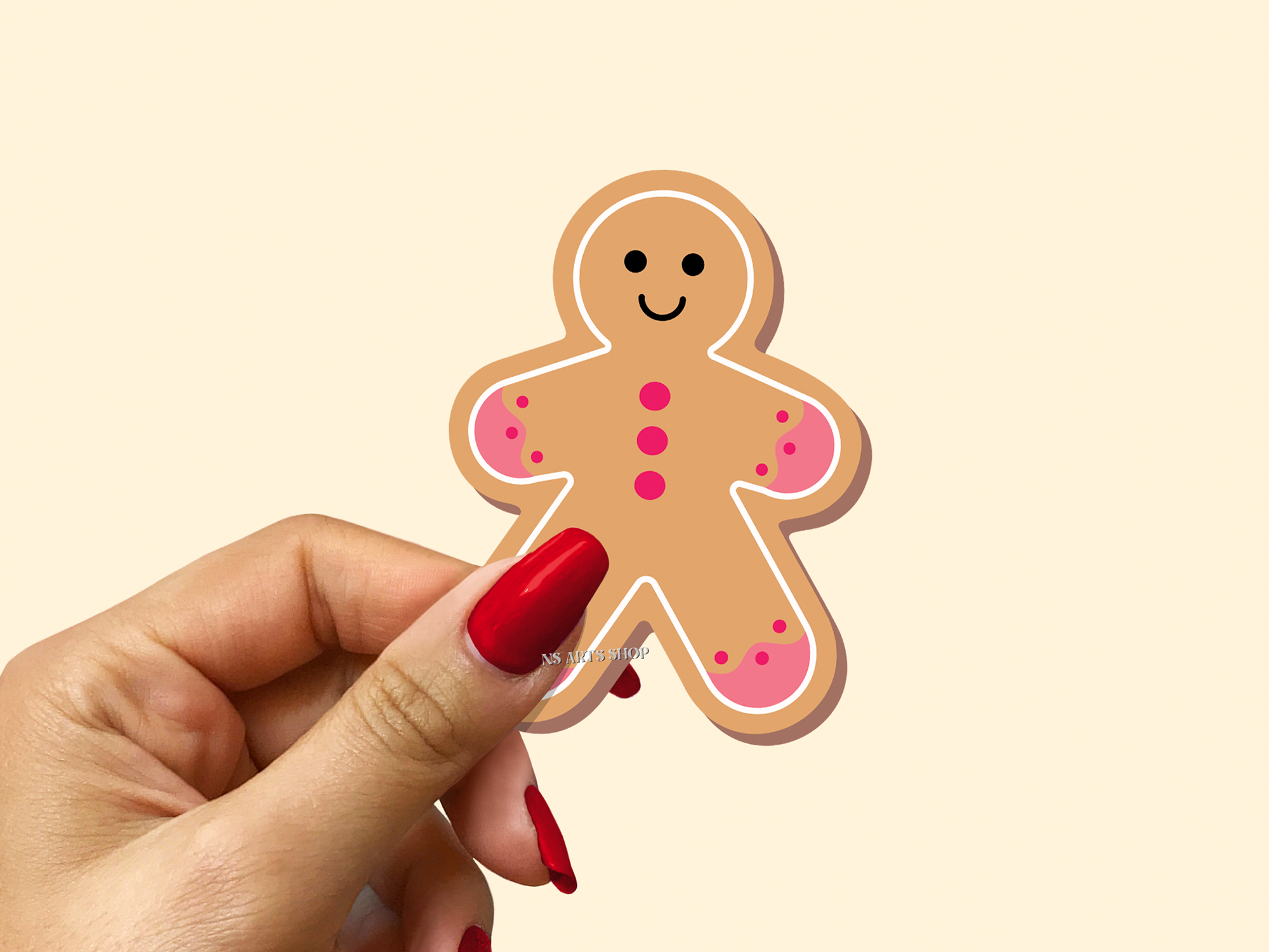 Gingerbread Man Sticker.png