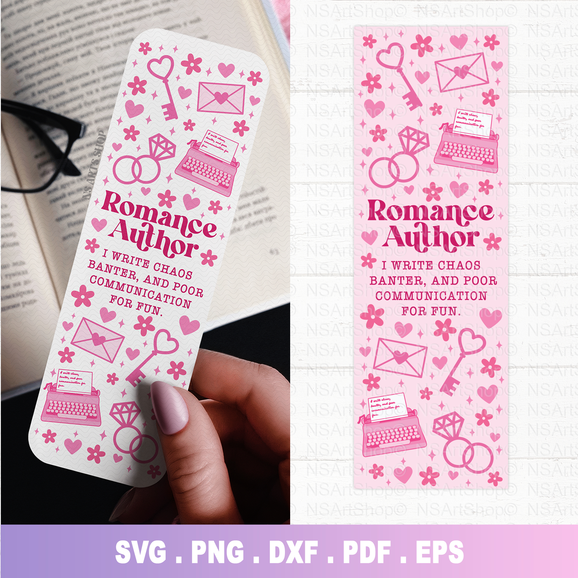 romance-author-bookmark-svg-design.png