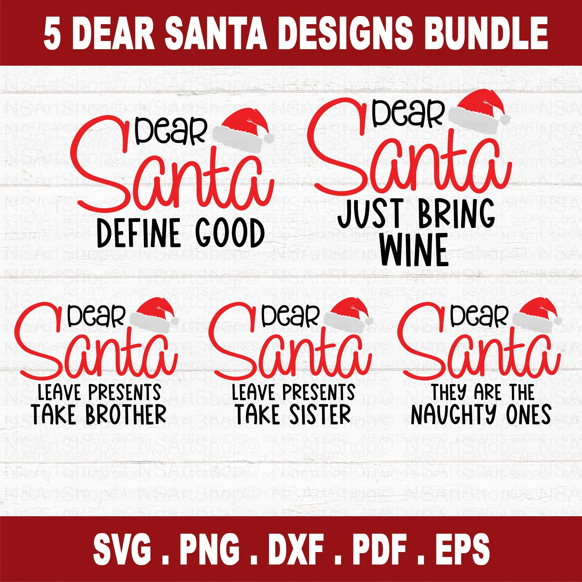 Dear Santa SVG Bundle