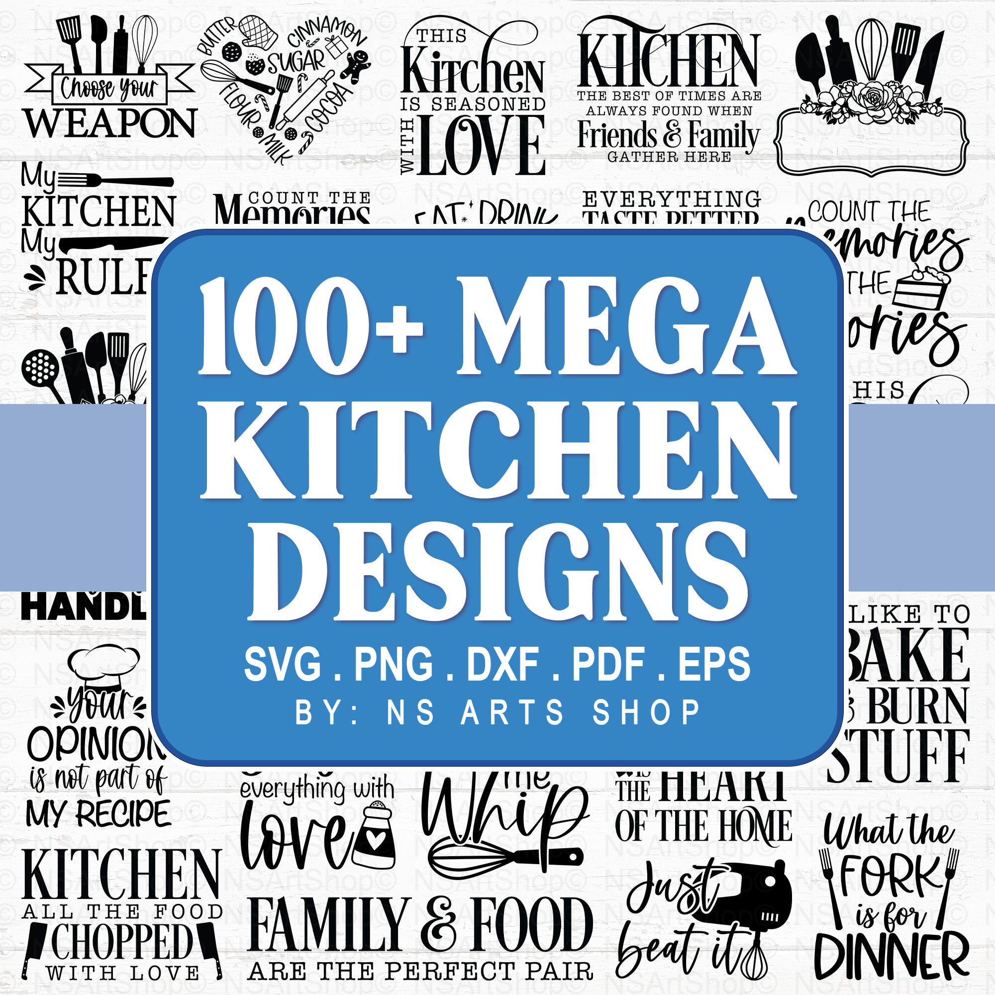 Kitchen SVG Mega Bundle