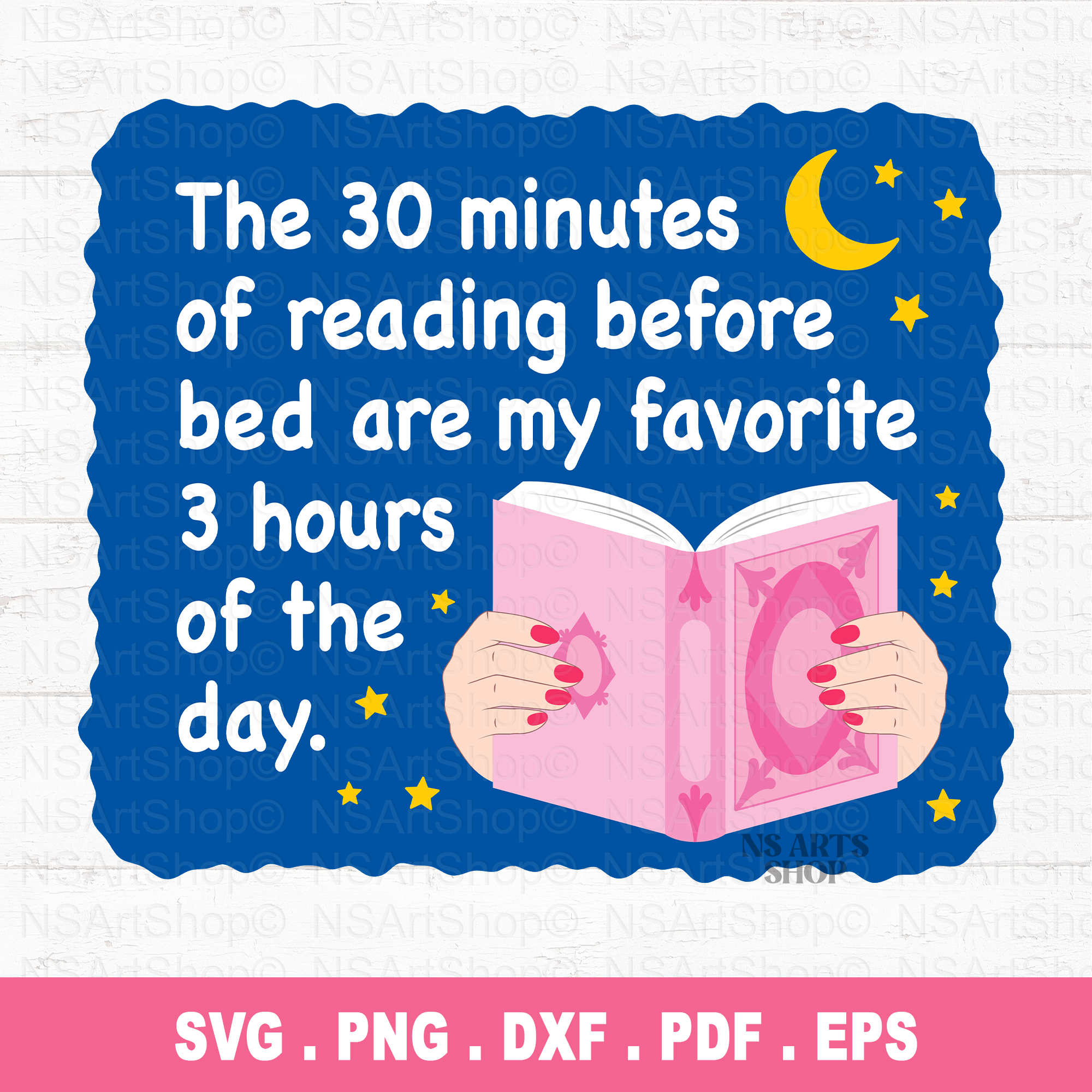 30 Minute Reading Are My Favorite 3 Hours SVG / PNG