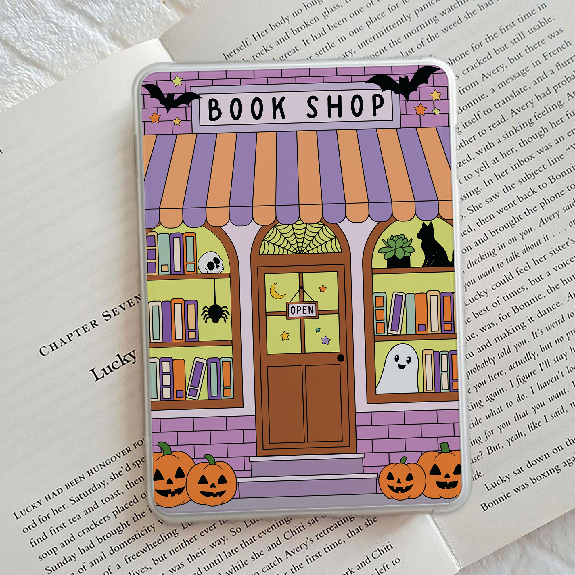 Spooky Bookshop Kindle Case Insert