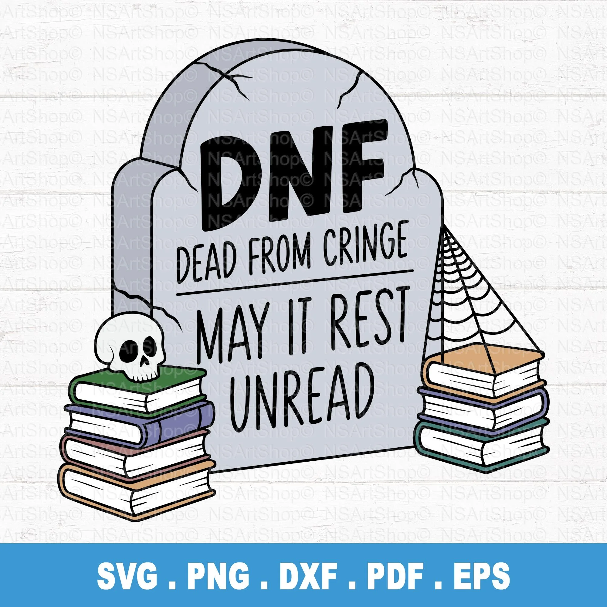 Did Not Finish DNF Book SVG / PNG