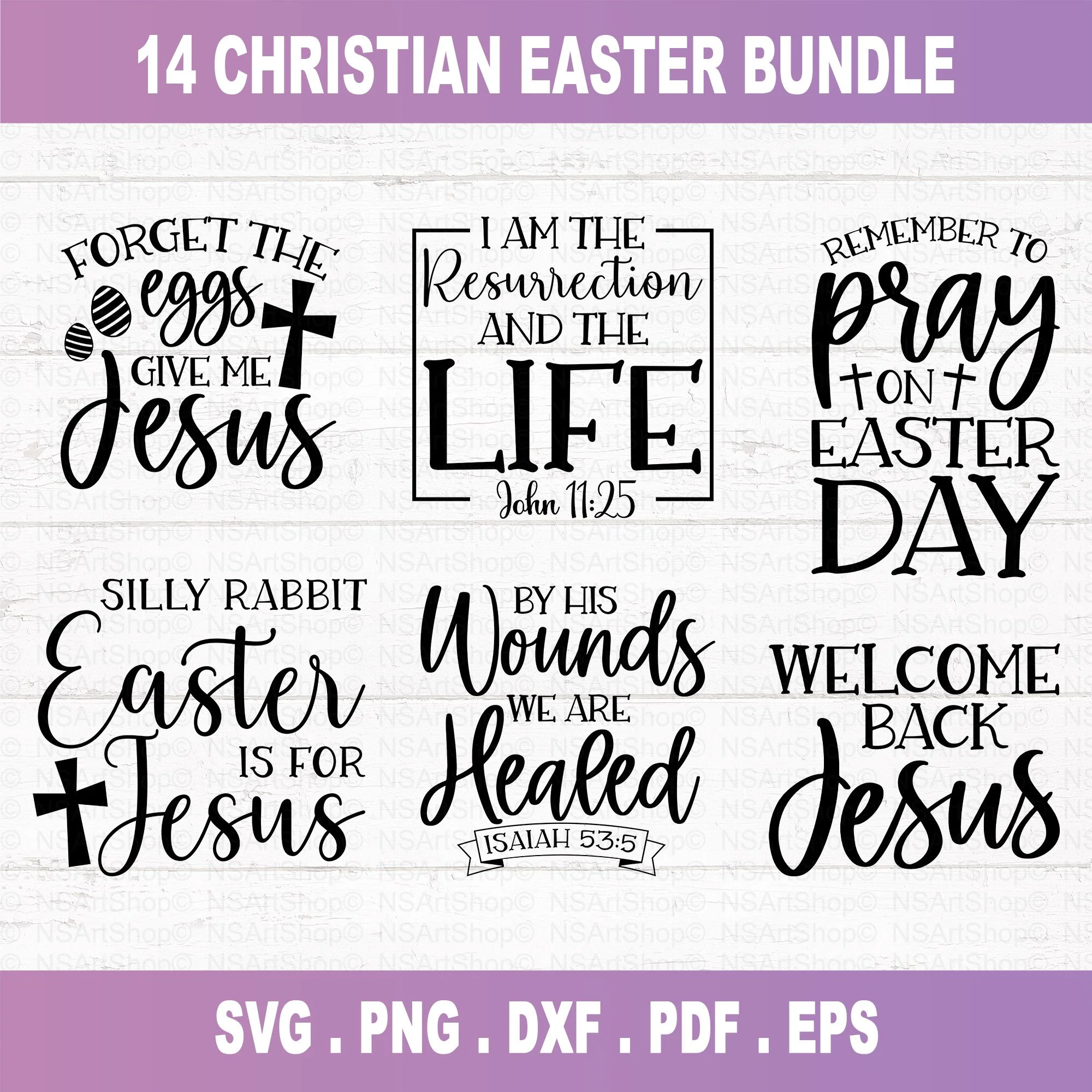 Christian Easter SVG Bundle