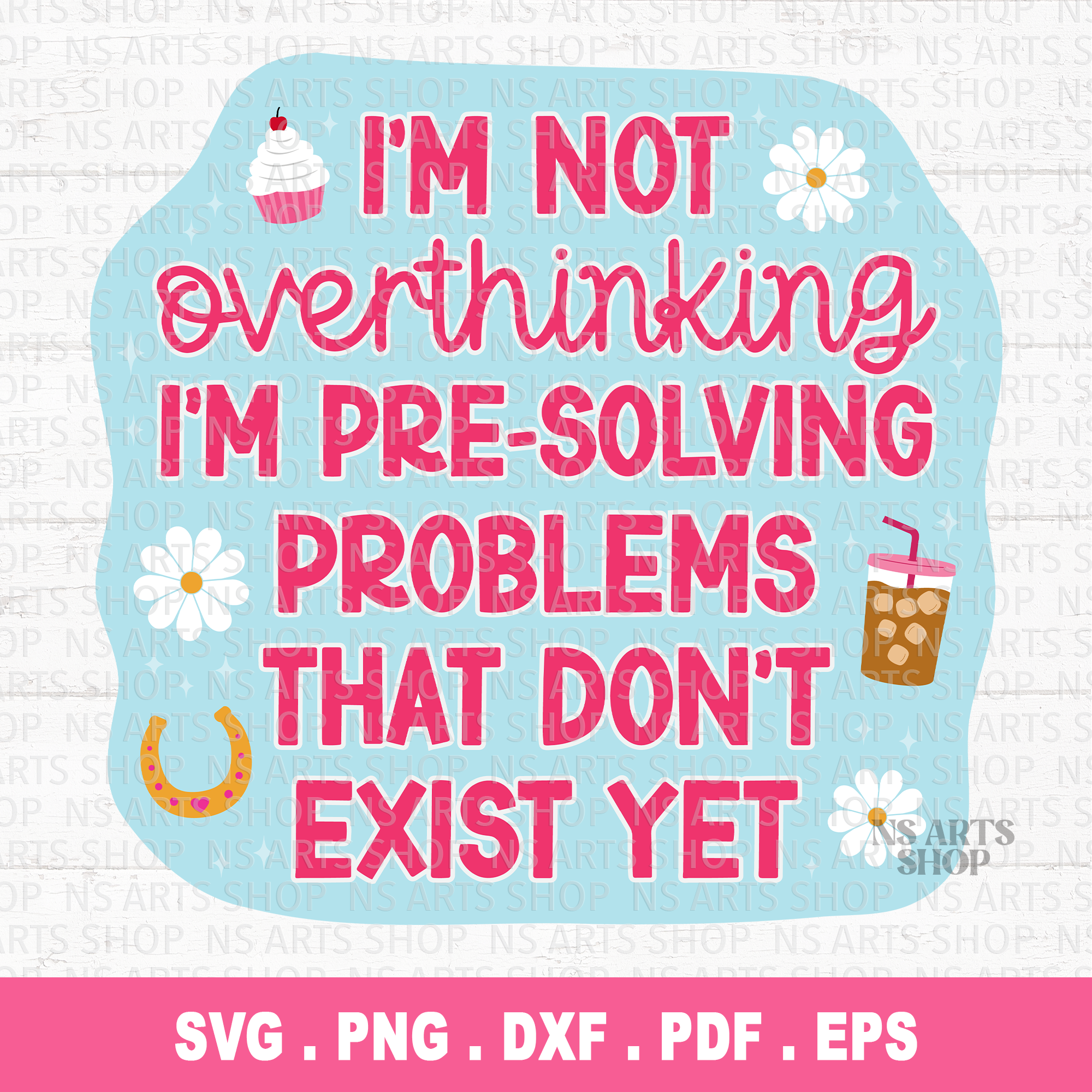 I'm Not Overthinking SVG / PNG