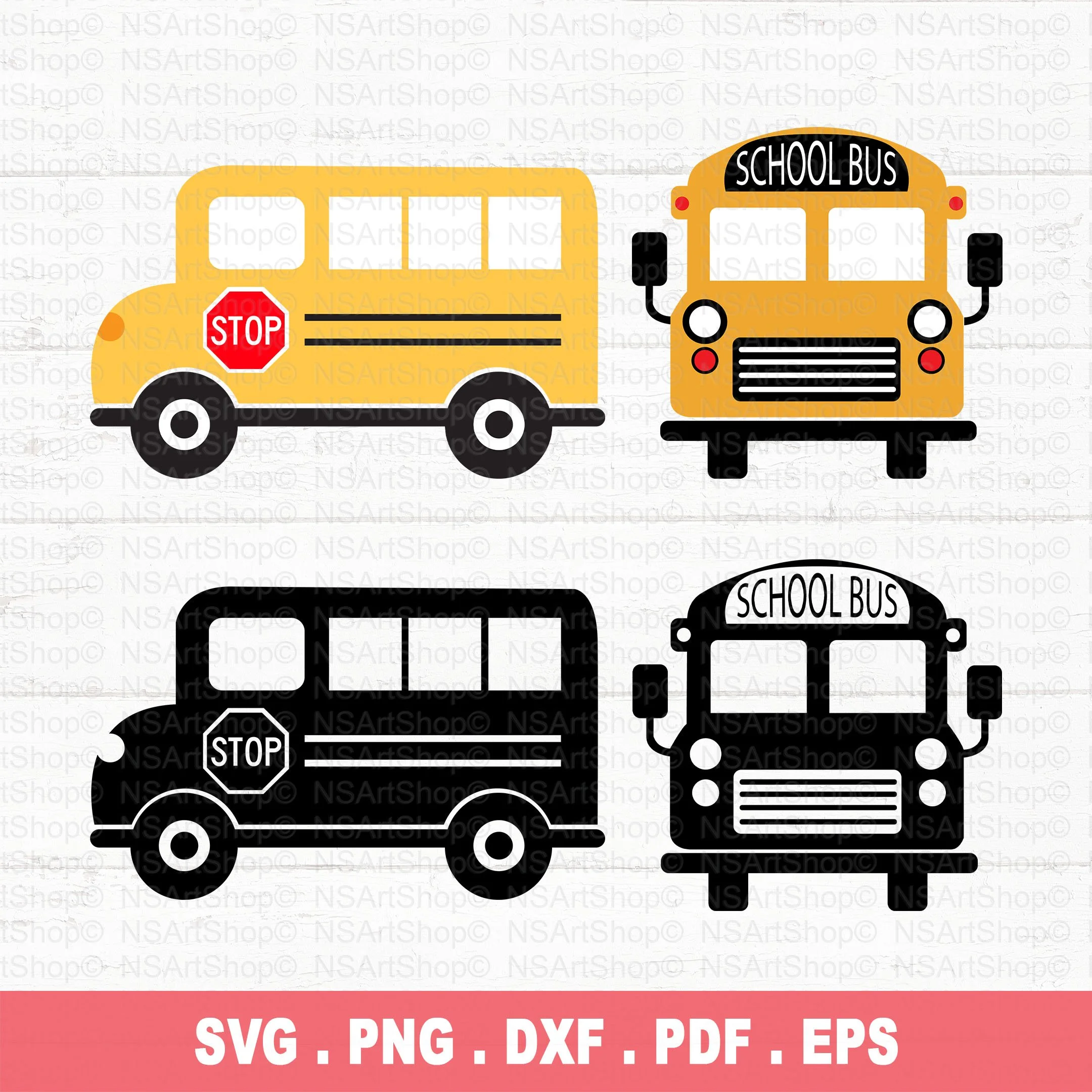 School Bus SVG Bundle