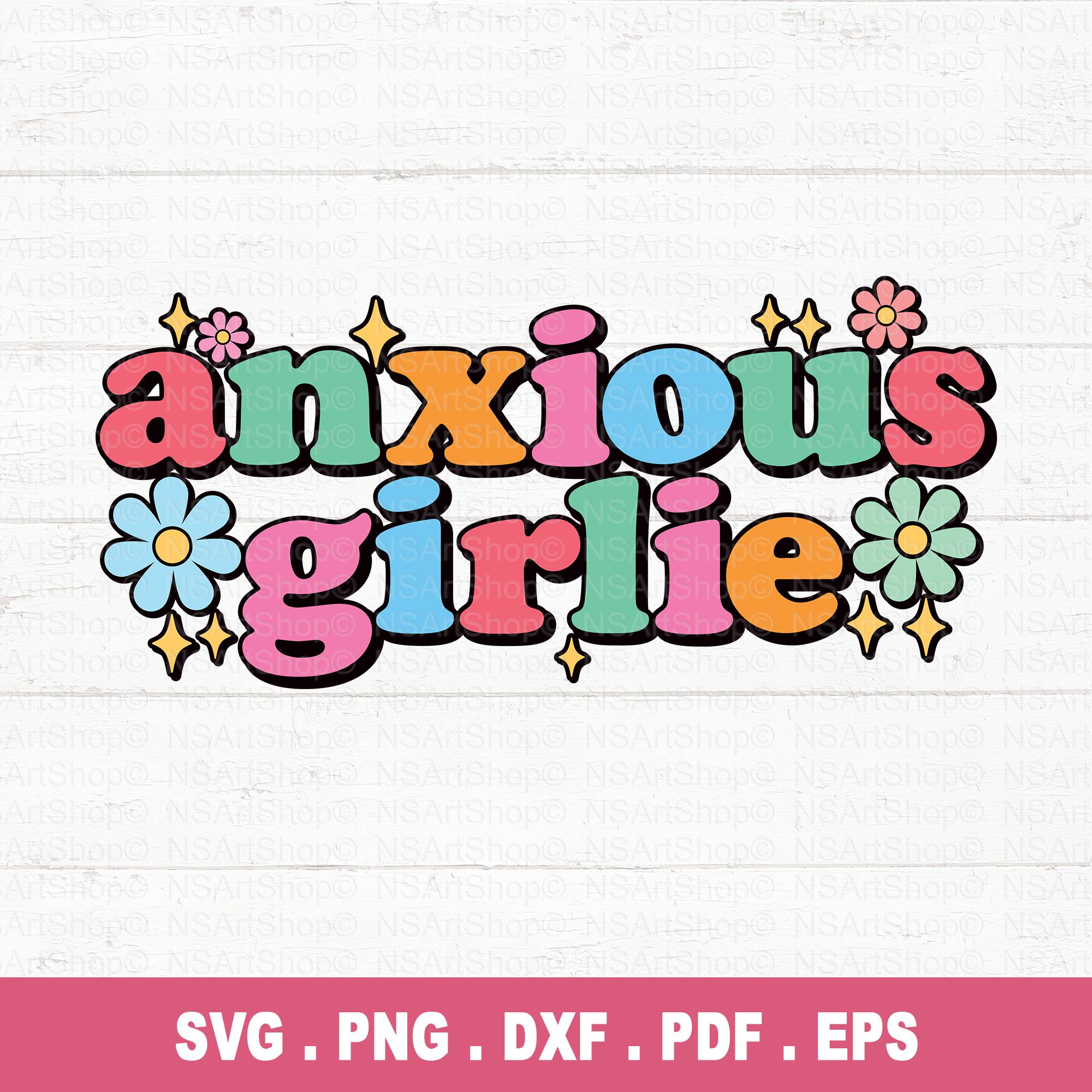 Anxious Girlie SVG