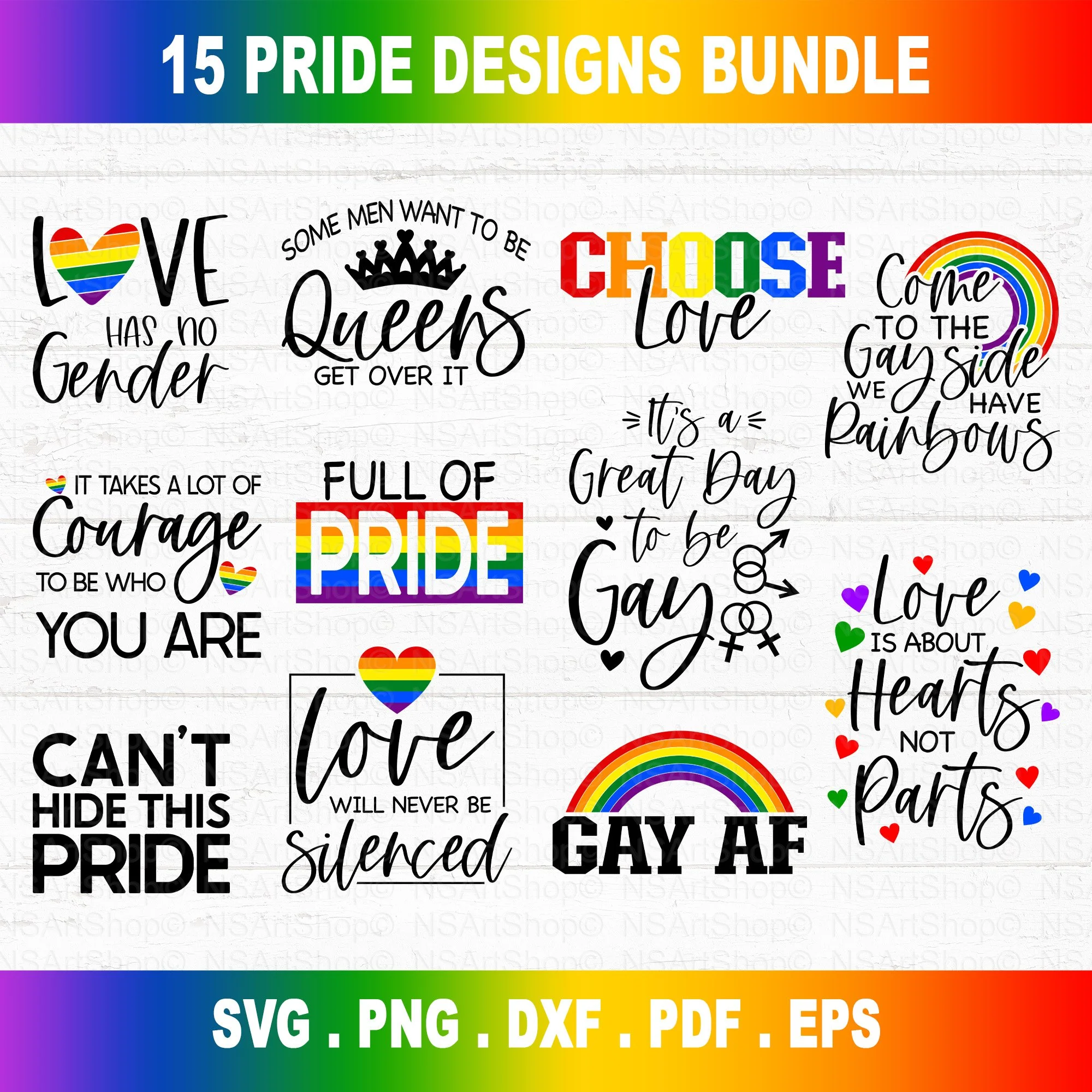 Pride Month SVG Bundle