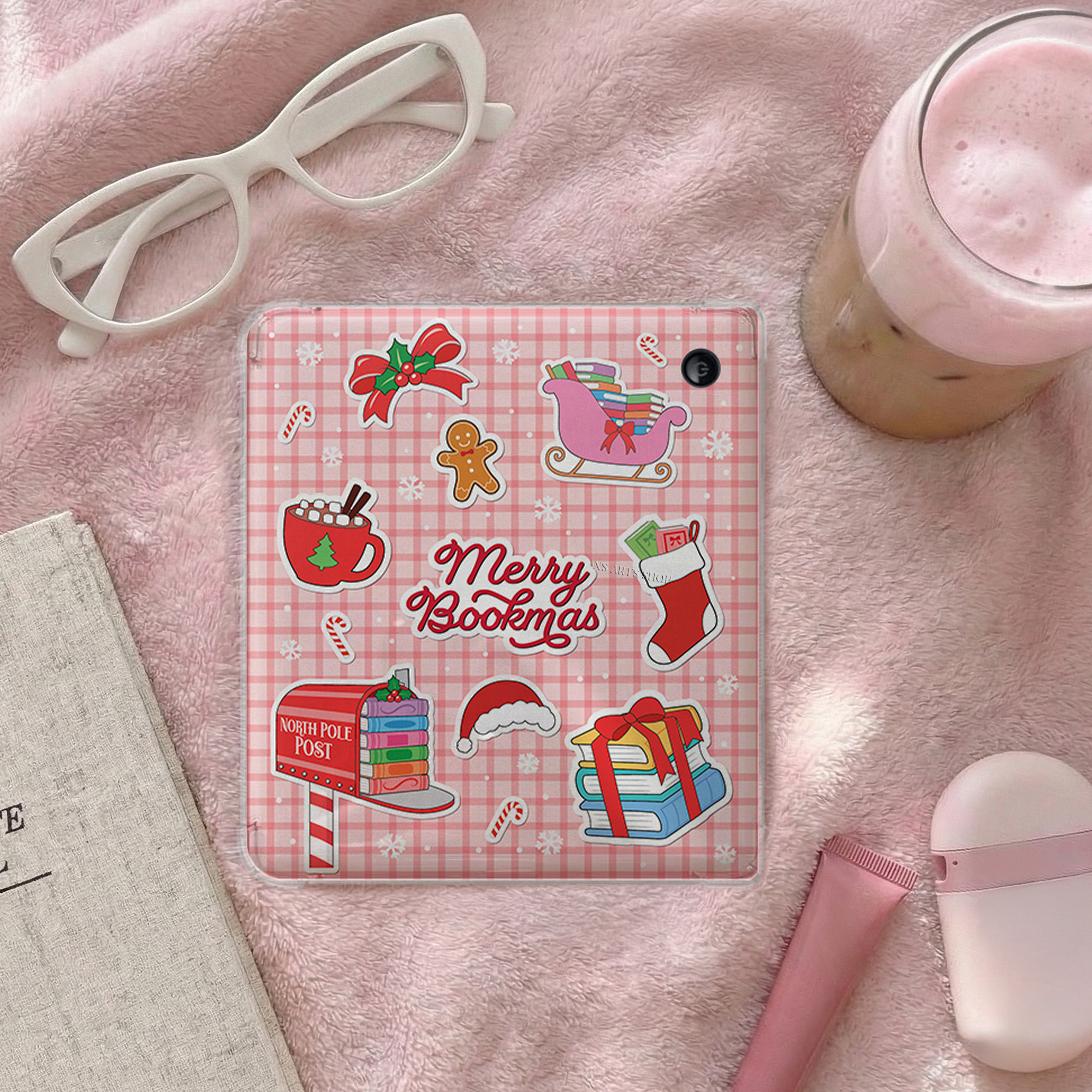 Merry Bookmas Kobo Libra Case Insert