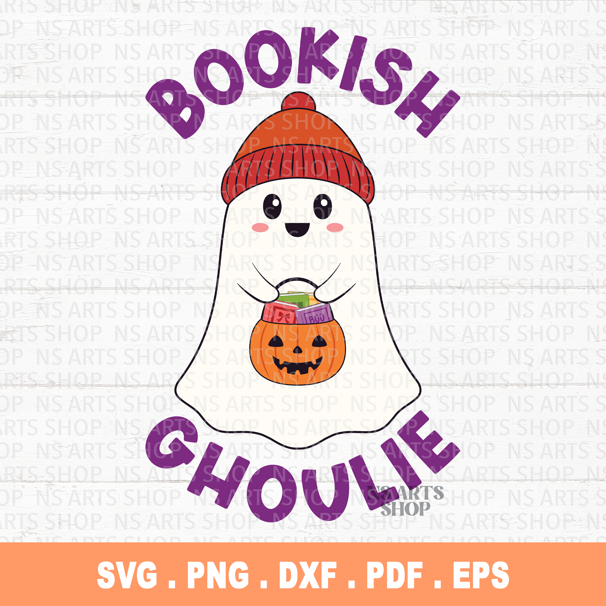 Bookish Ghoulie SVG / PNG
