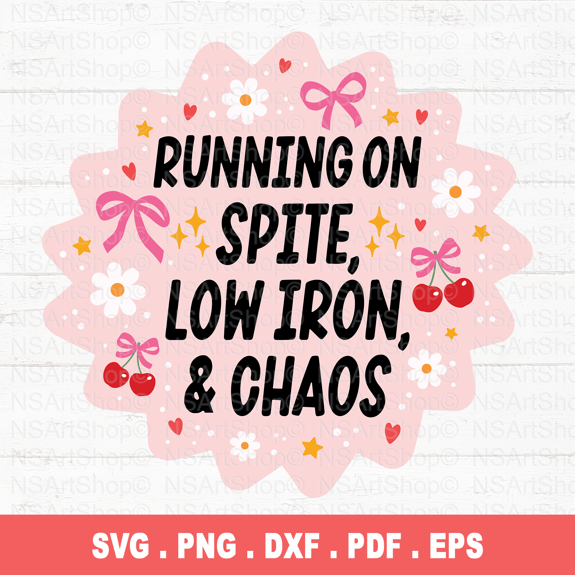 Running On Spite Low Iron & Chaos PNG / SVG