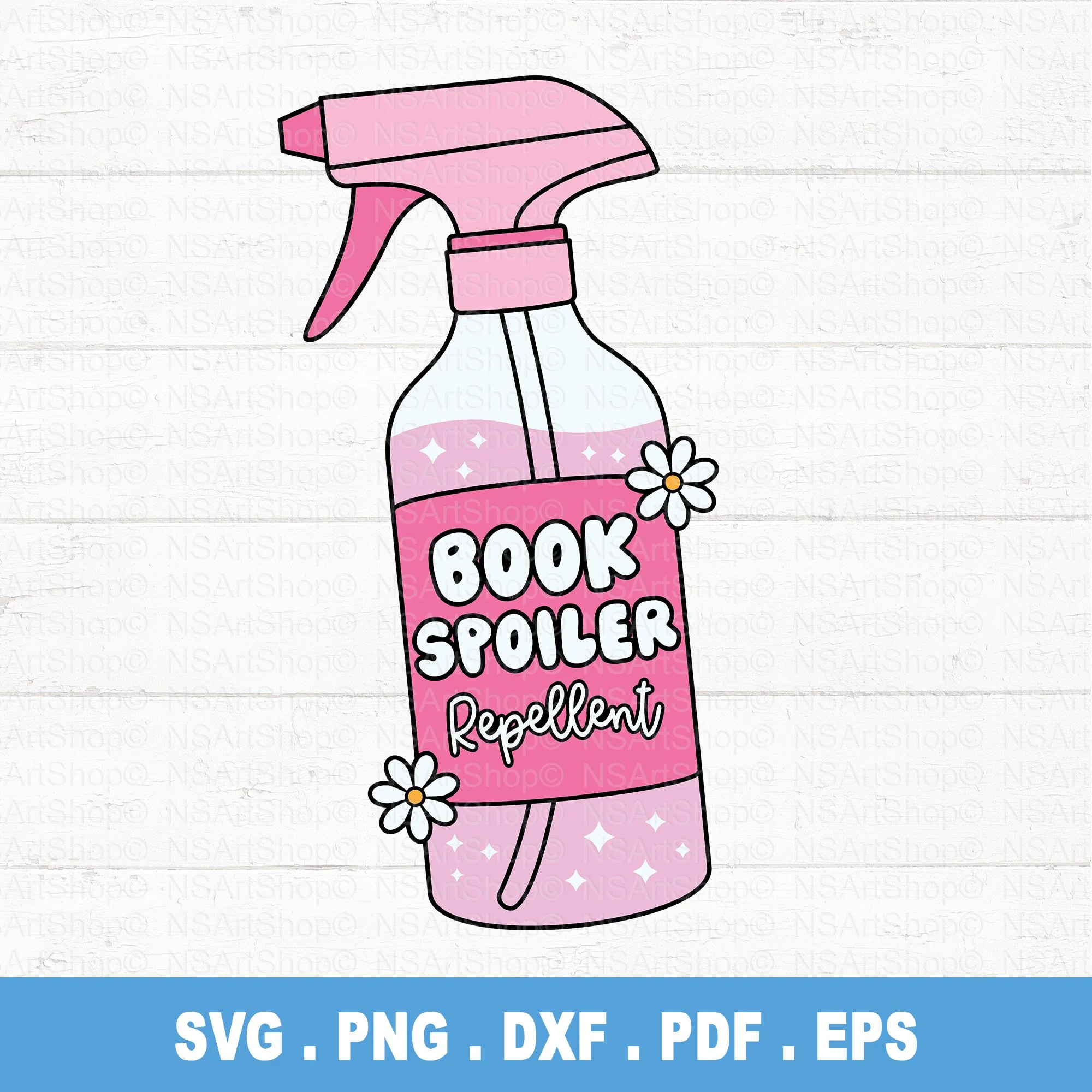 Book Spoiler Repellent SVG / PNG