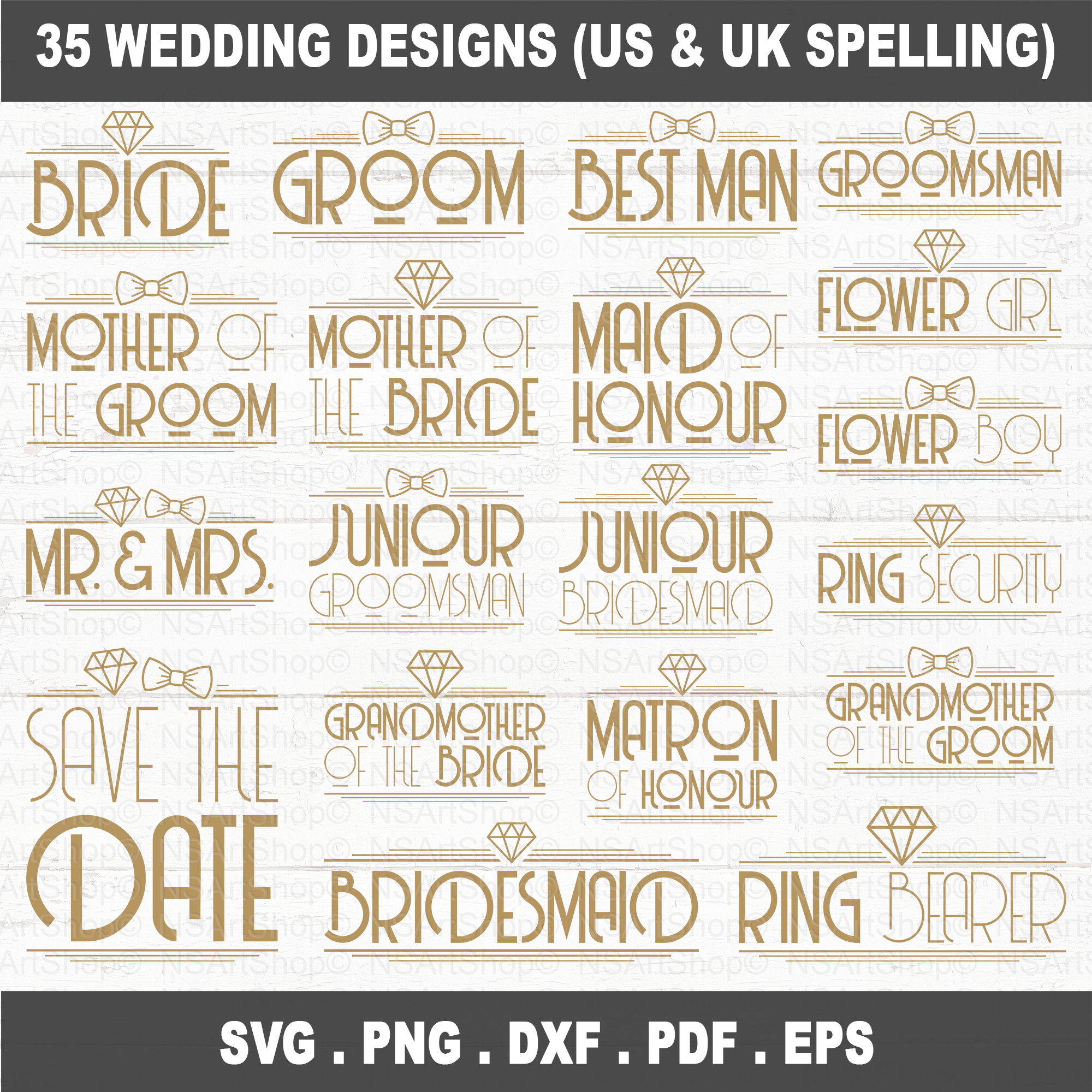 Wedding SVG Bundle