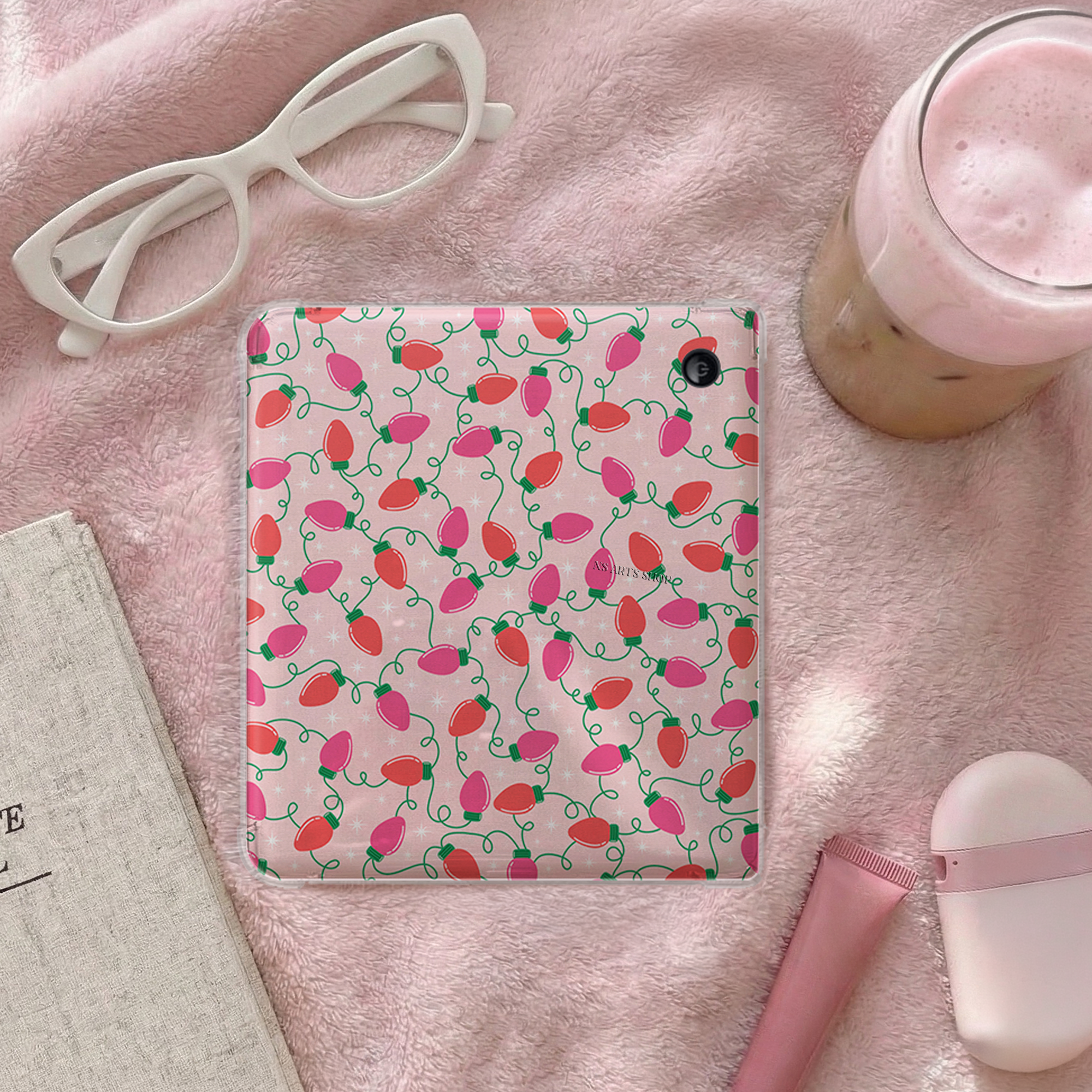 Christmas Lights Kobo Libra Case Insert.png