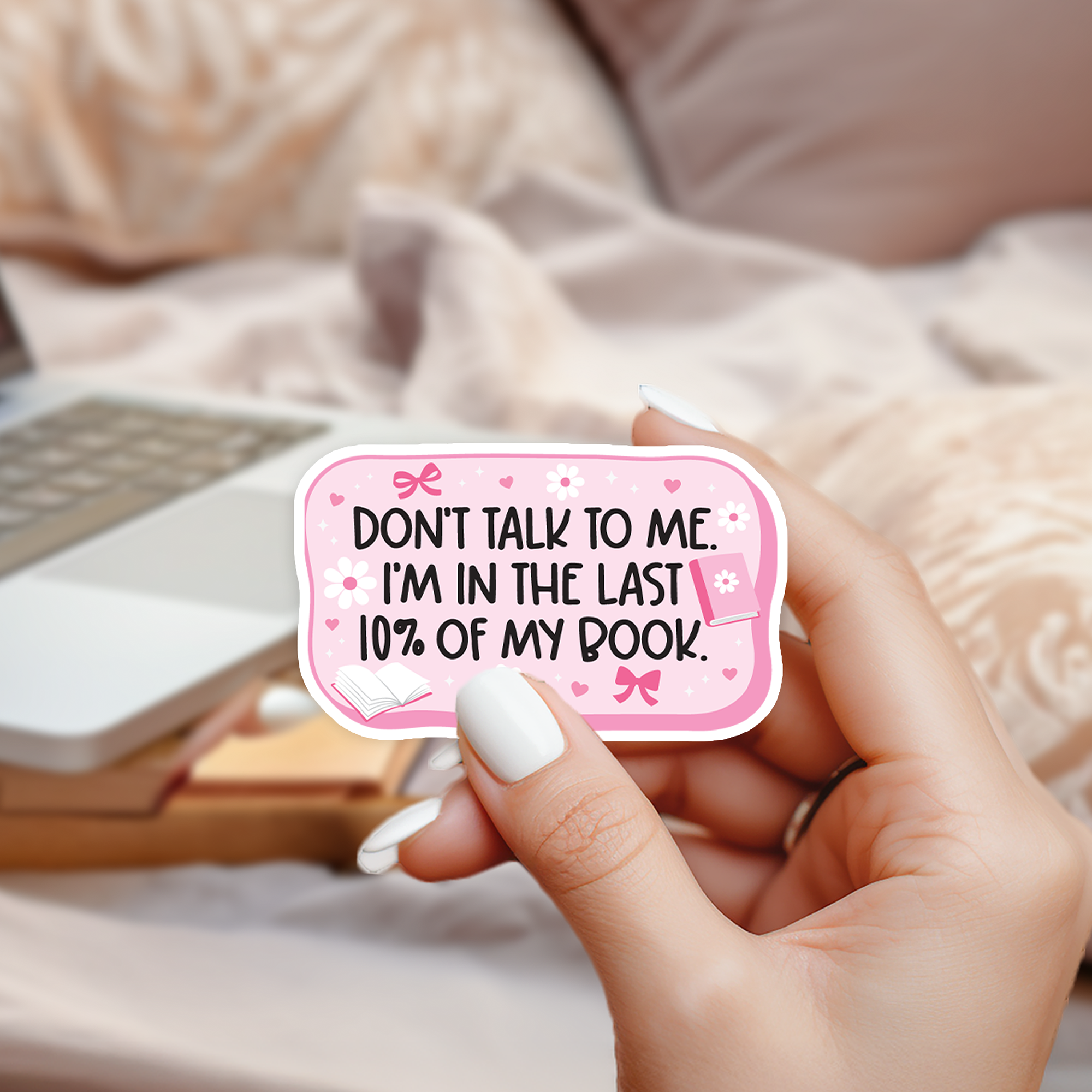 Bookish Waterproof Sticker.png