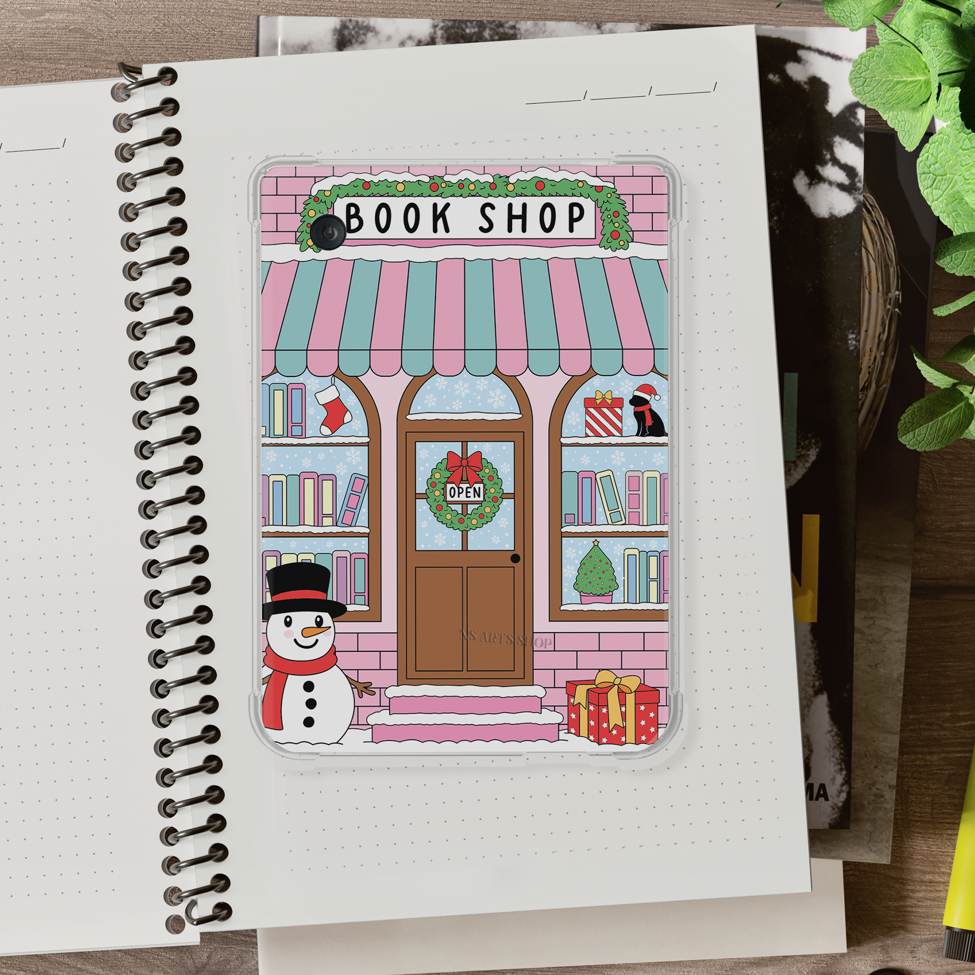 Christmas Bookshop Insert For Kobo Clara.PNG