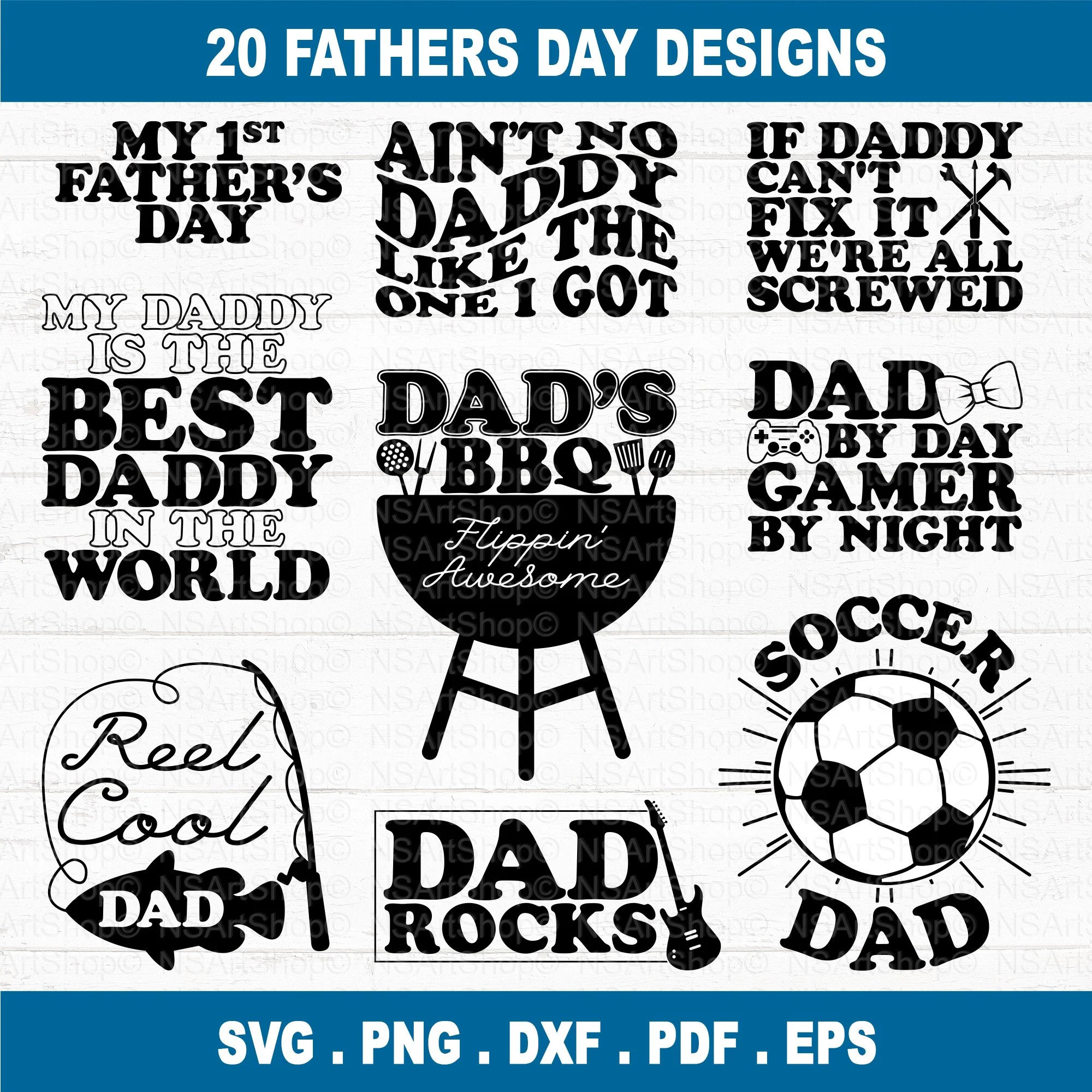 Fathers Day SVG Bundle