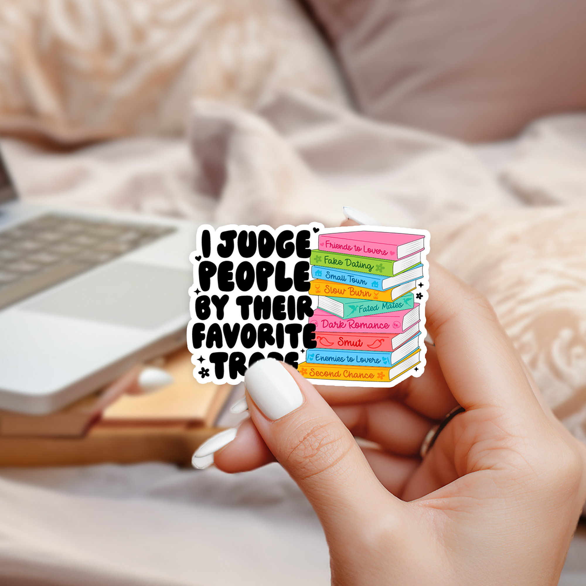 Bookish Waterproof Sticker.png