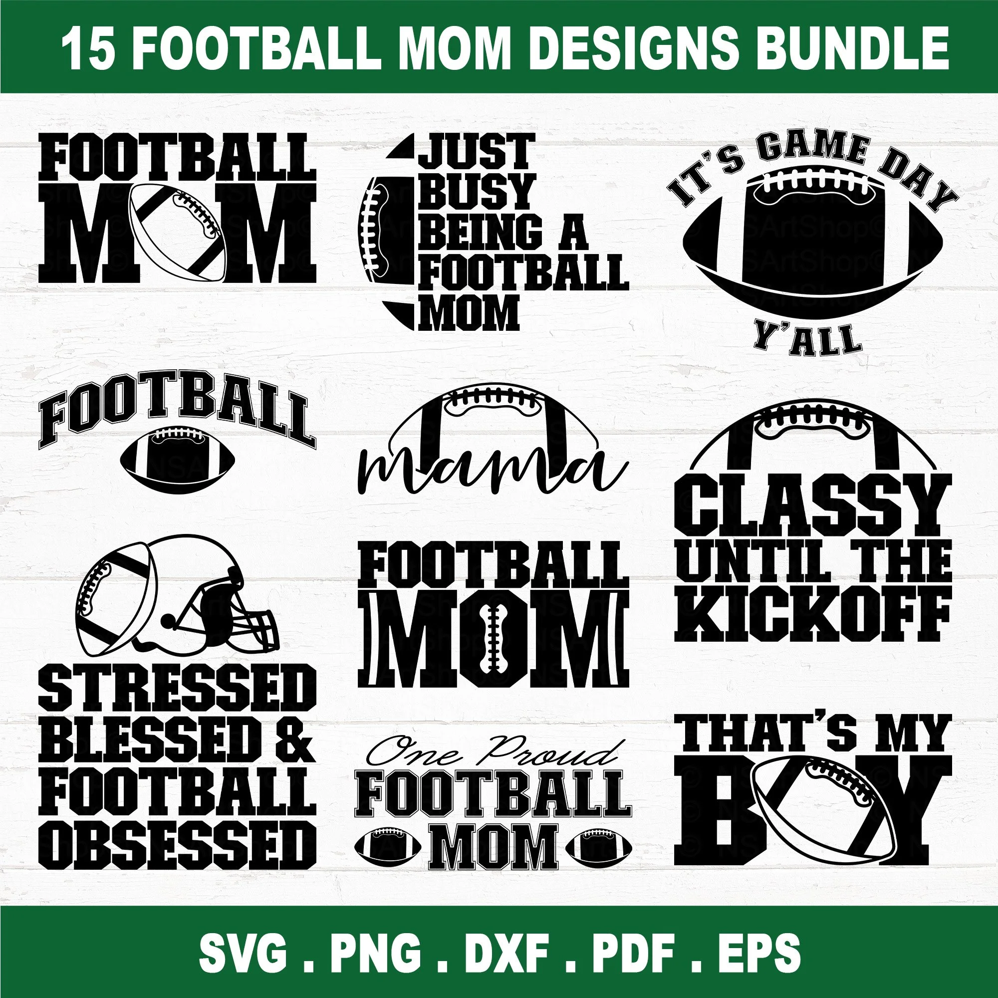 Football Mom SVG Bundle