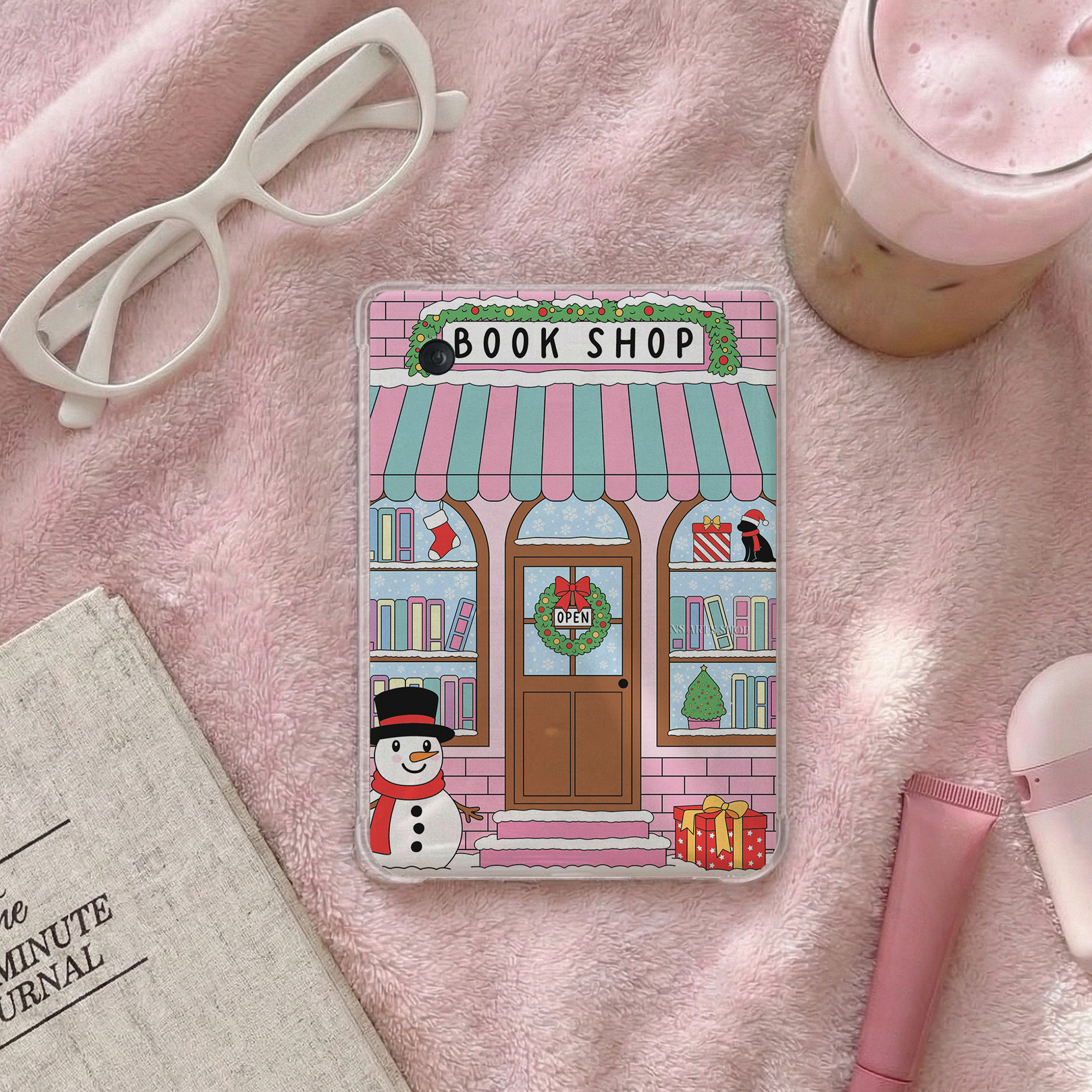 Christmas Bookshop Kobo Clara Case Insert.PNG
