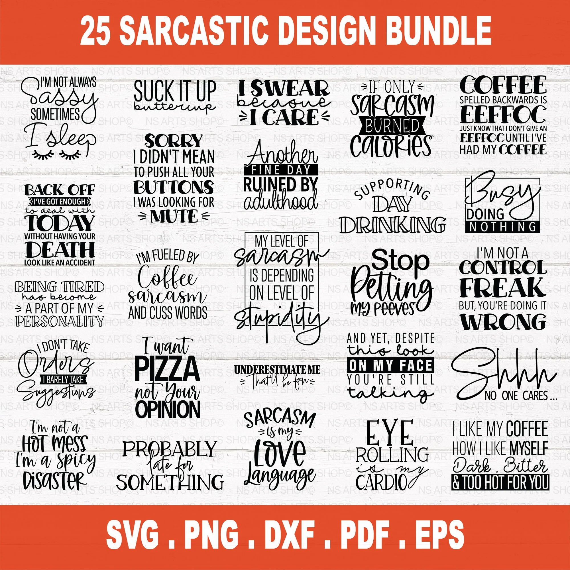 Sarcastic SVG Bundle