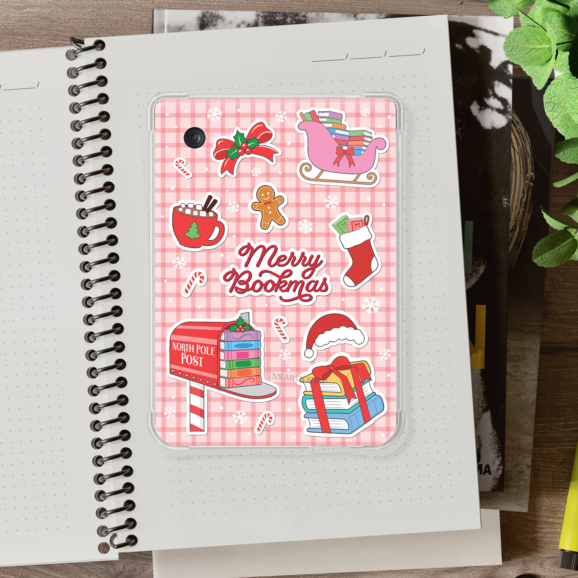 Merry Bookmas Insert For Kobo Clara.png