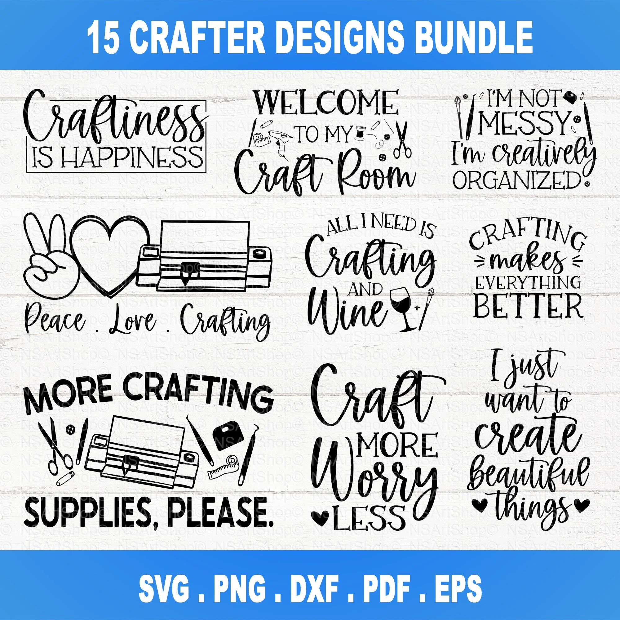 Crafter SVG Bundle