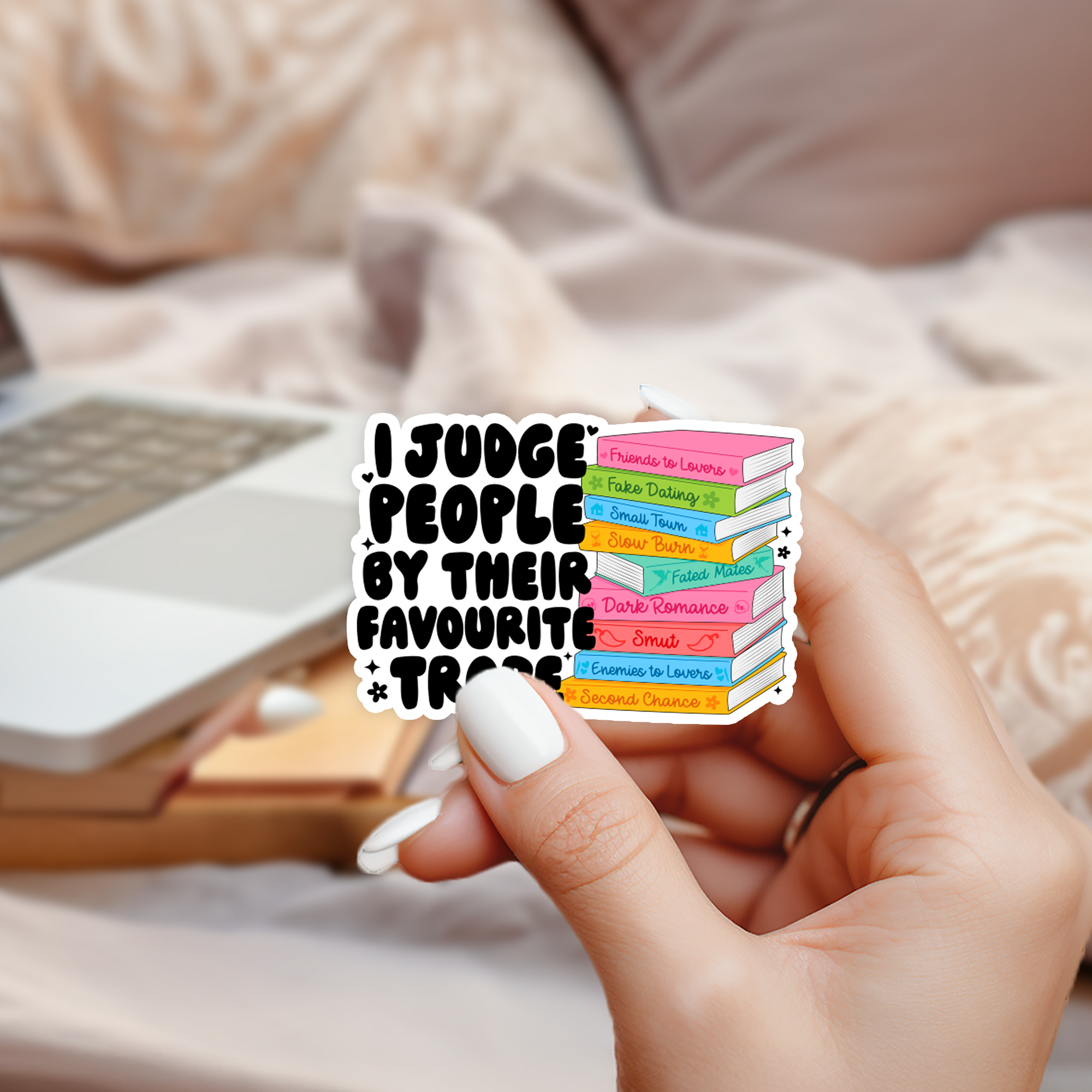 Bookish Waterproof Sticker.png