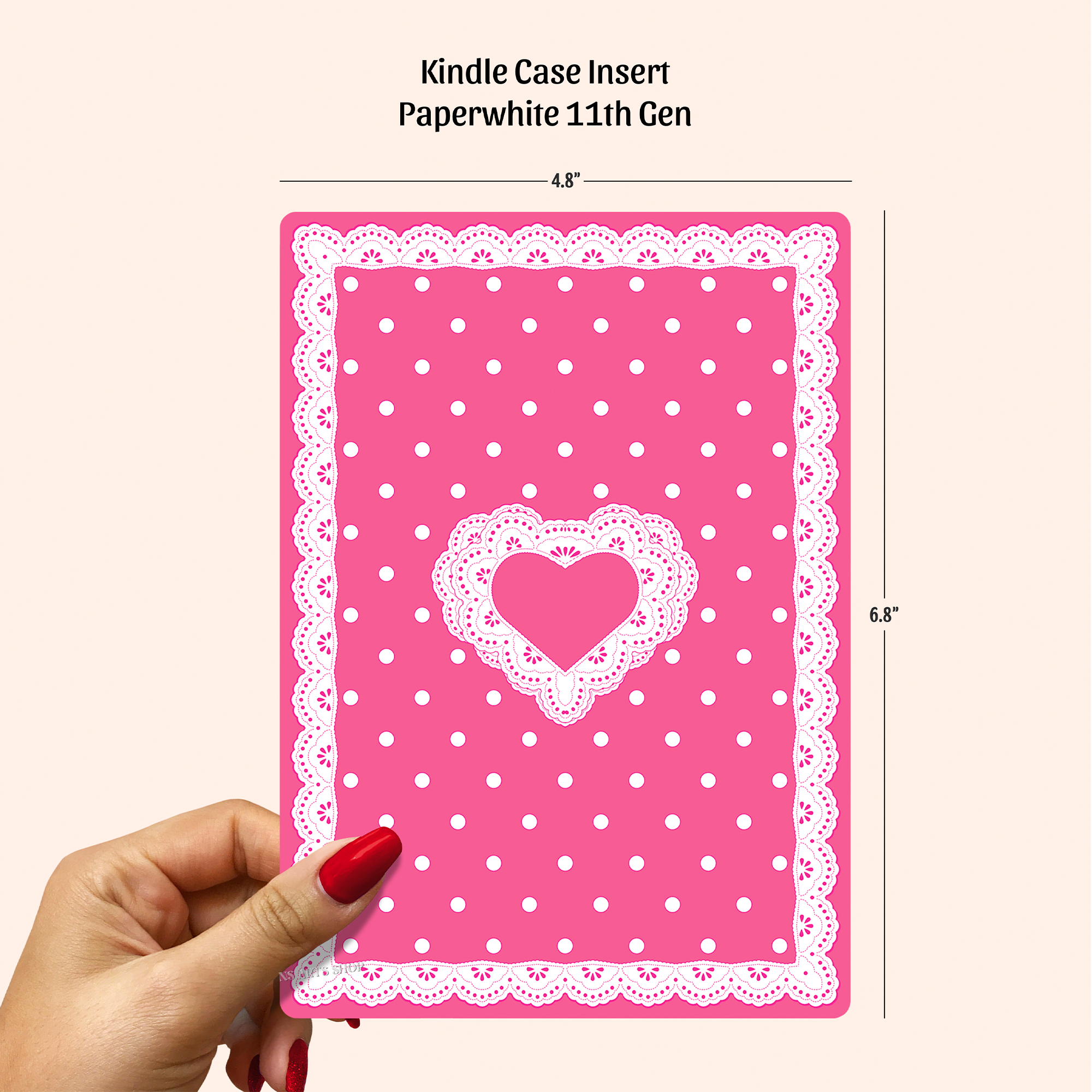 Polka Dots Kindle Case Insert 11th Gen.png