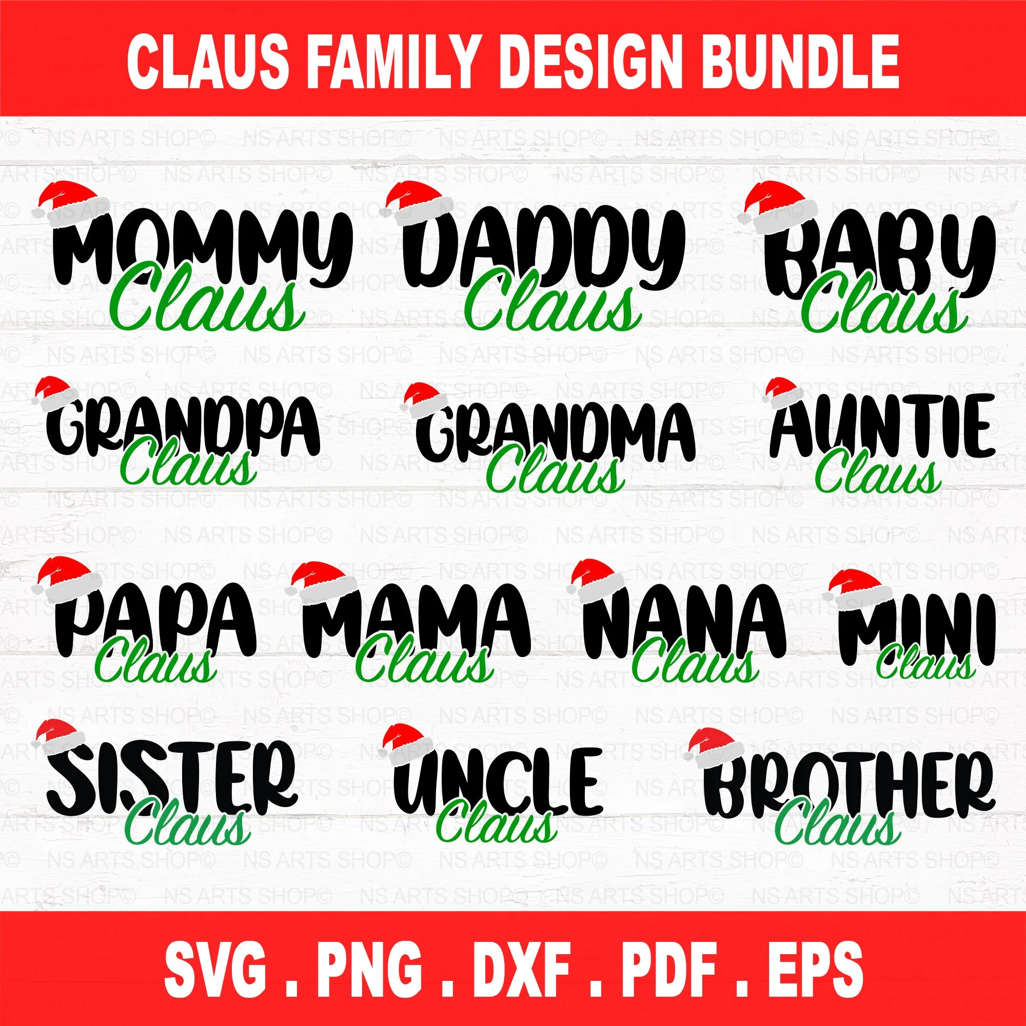 Christmas Family SVG Bundle