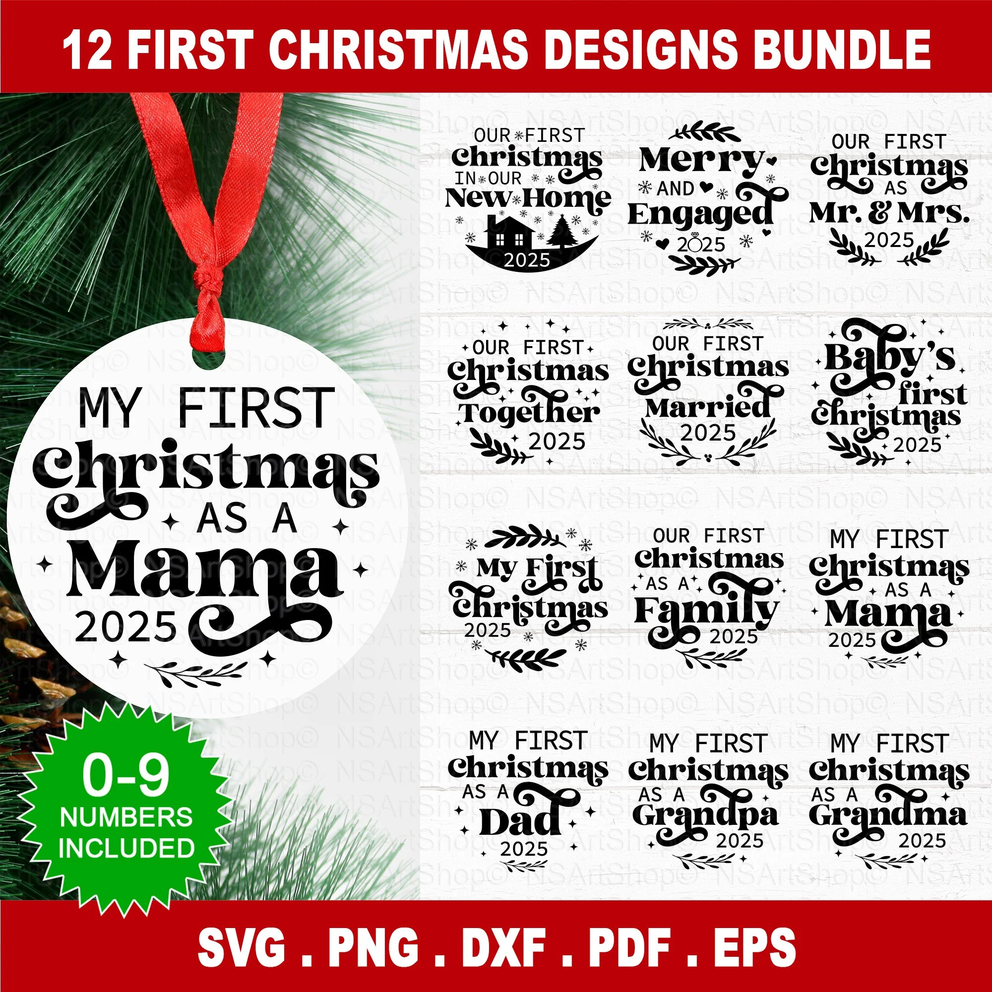 First Christmas SVG Bundle