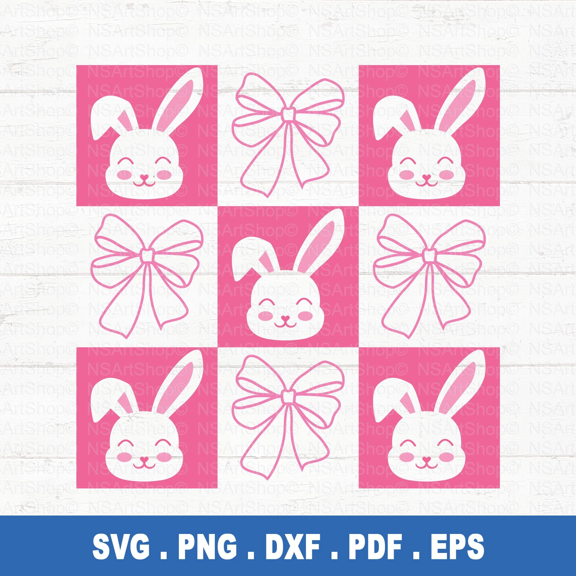 Easter Bunny Coquette SVG