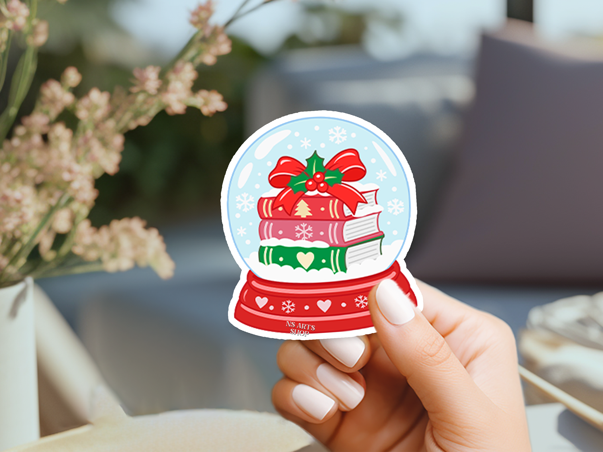 book-snow-globe-sticker-design.png