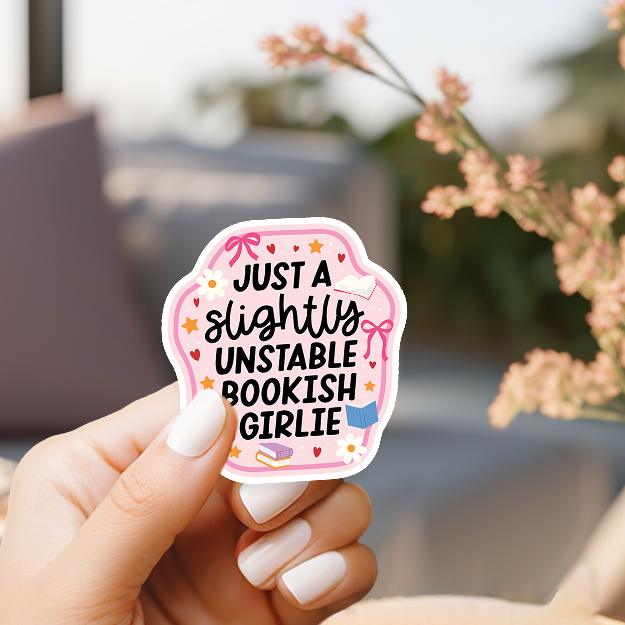 Bookish Girlie Sticker.png