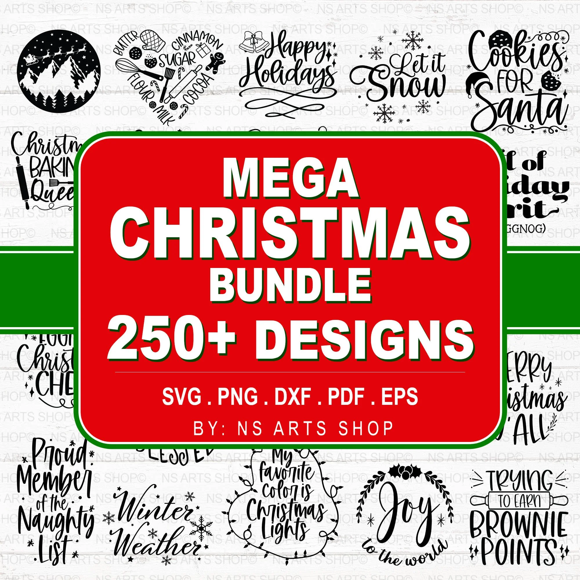 Christmas SVG Mega Bundle