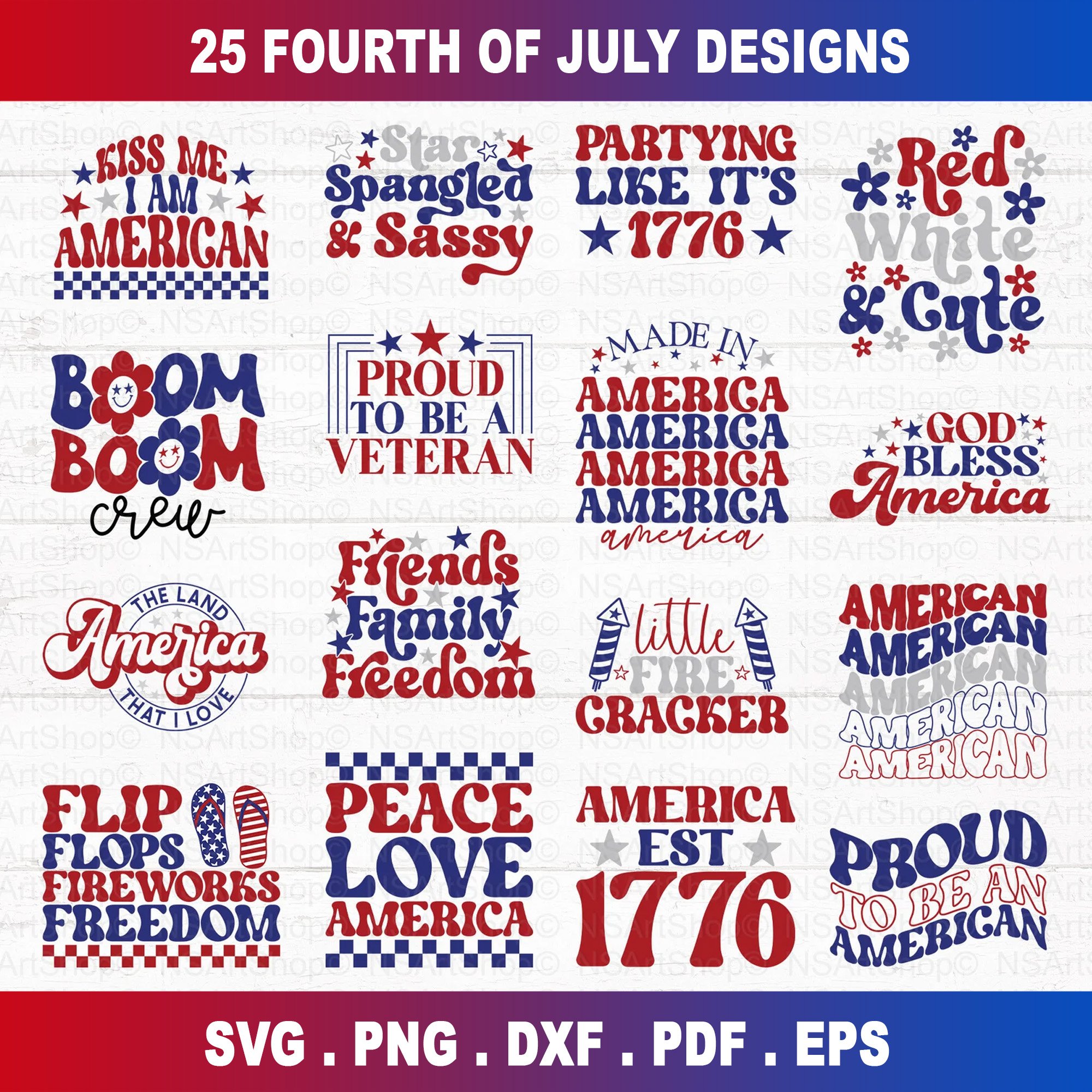 Fourth of July SVG Bundle