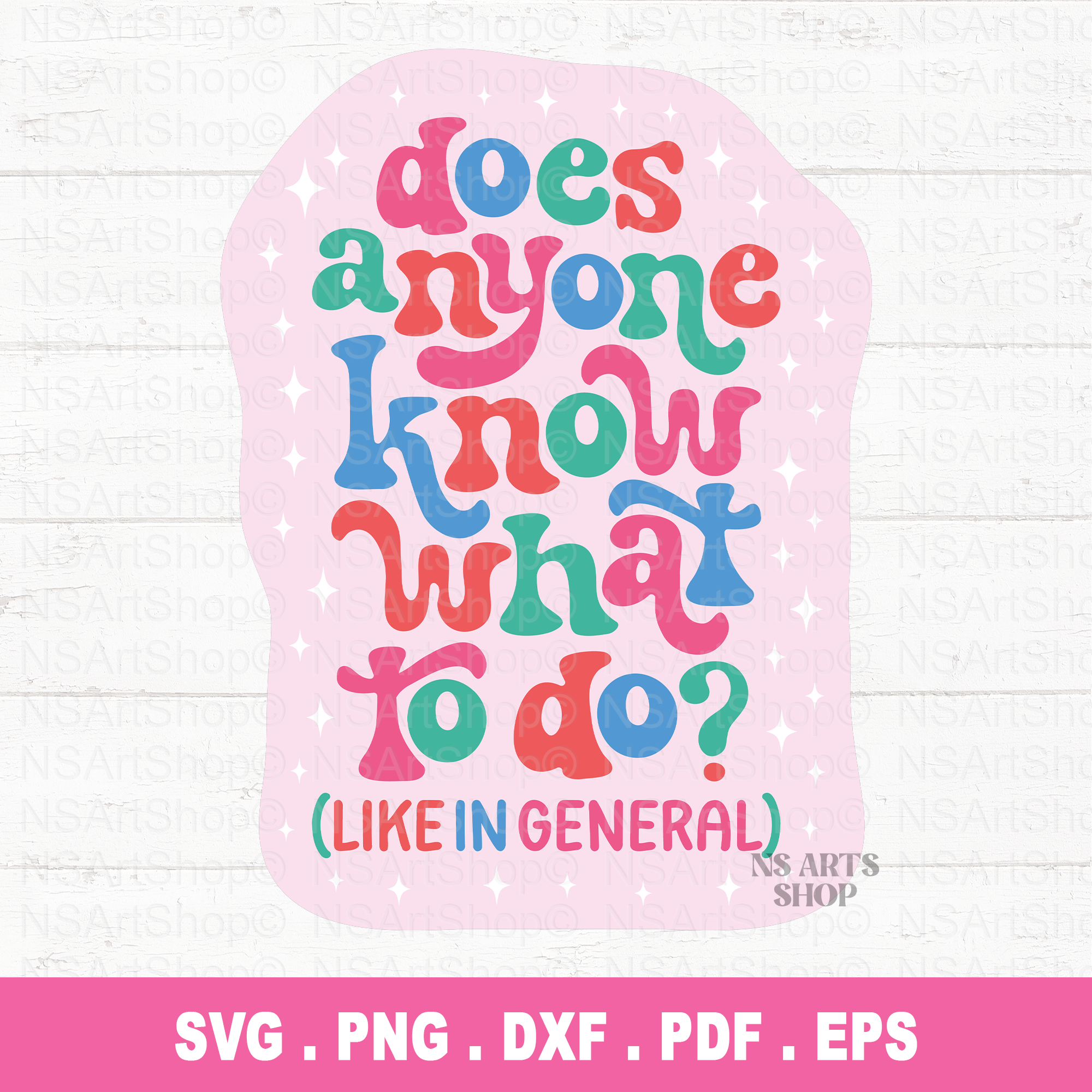 Does Anyone Know What To Do PNG / SVG