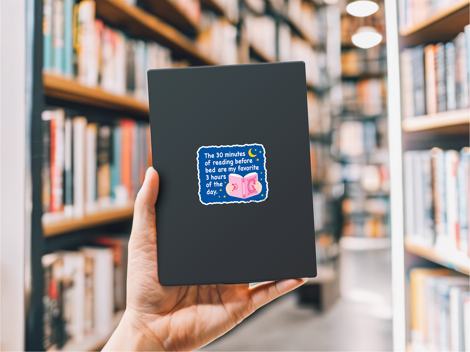 the-30-minute-reading-before-bed-are-my-favorite-3-hours-of-the-day-png-svg-design.png