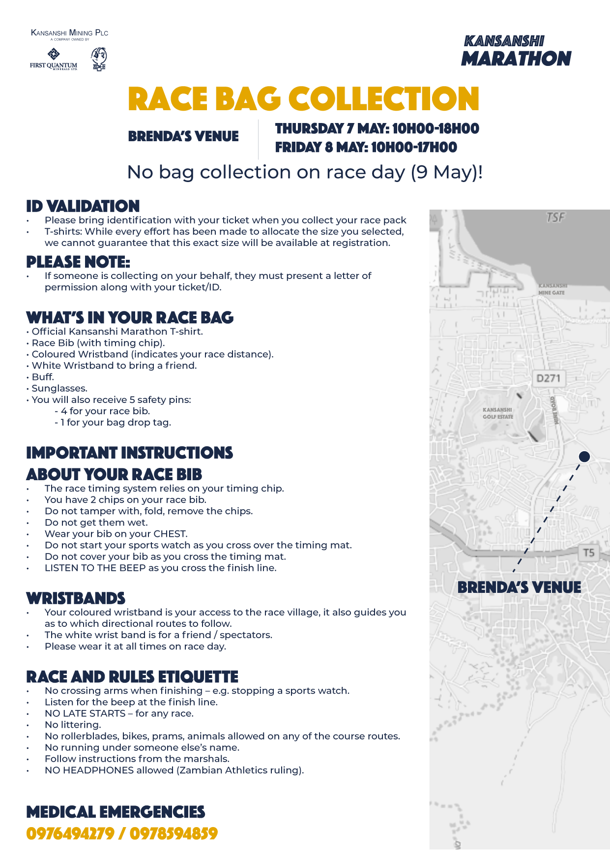 Kansanshi Marathon 2026 Race Info Pack