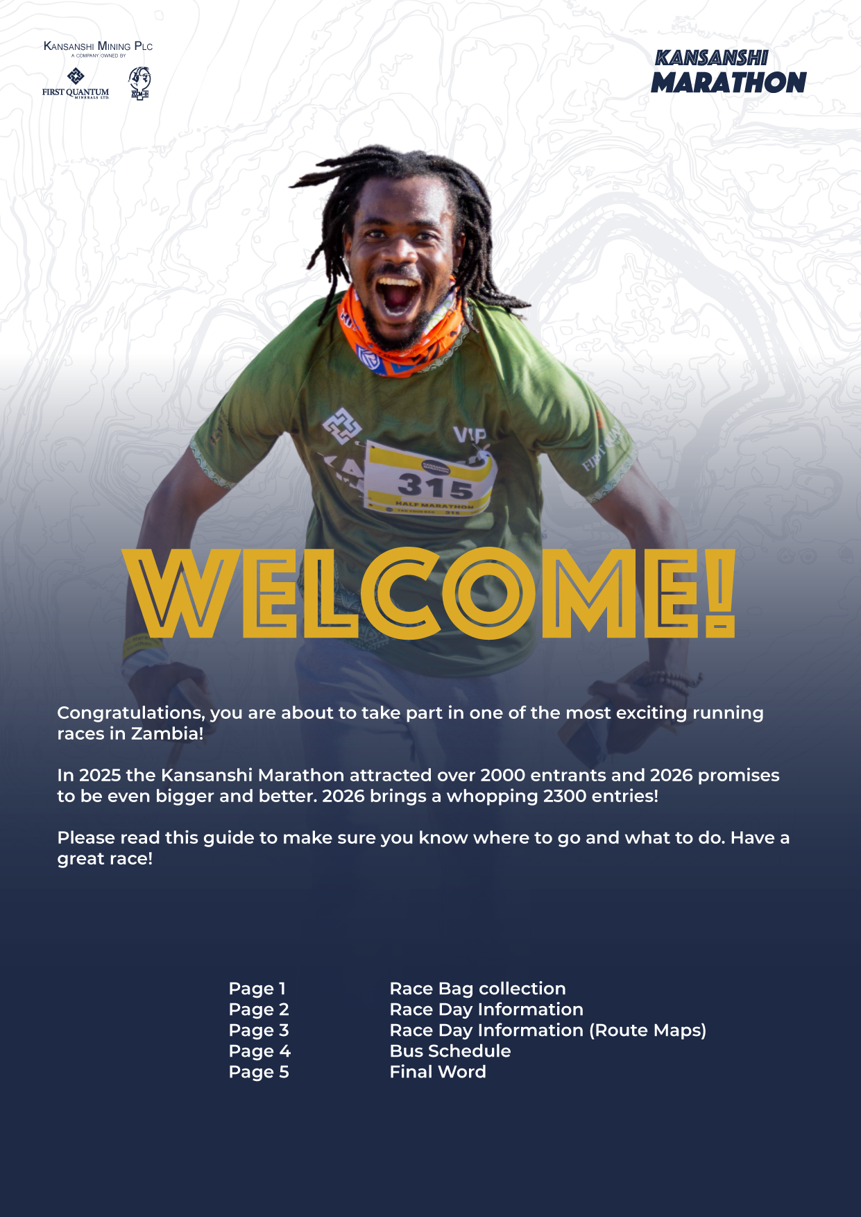 Kansanshi Marathon 2026 Race Info Pack