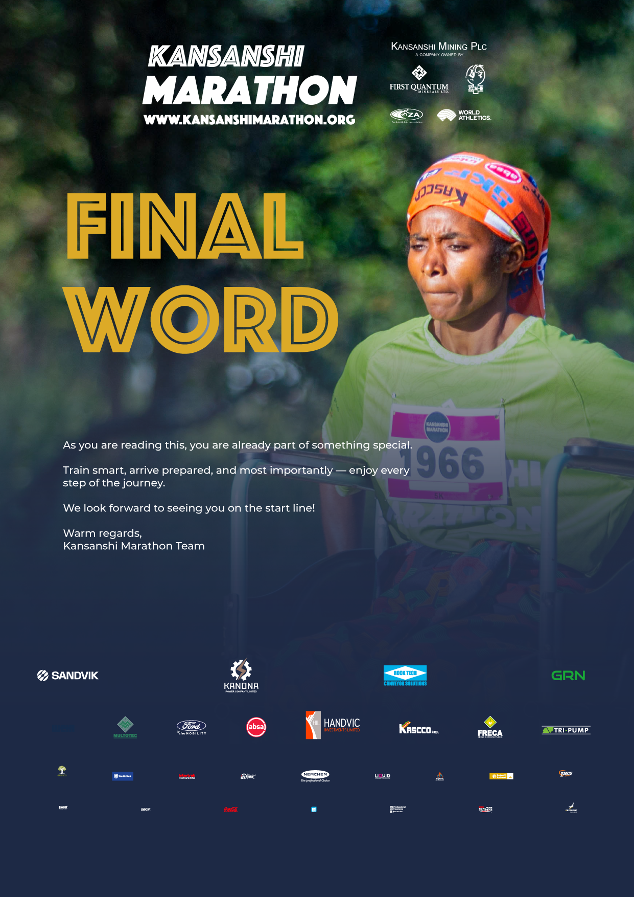 Kansanshi Marathon 2026 Race Info Pack