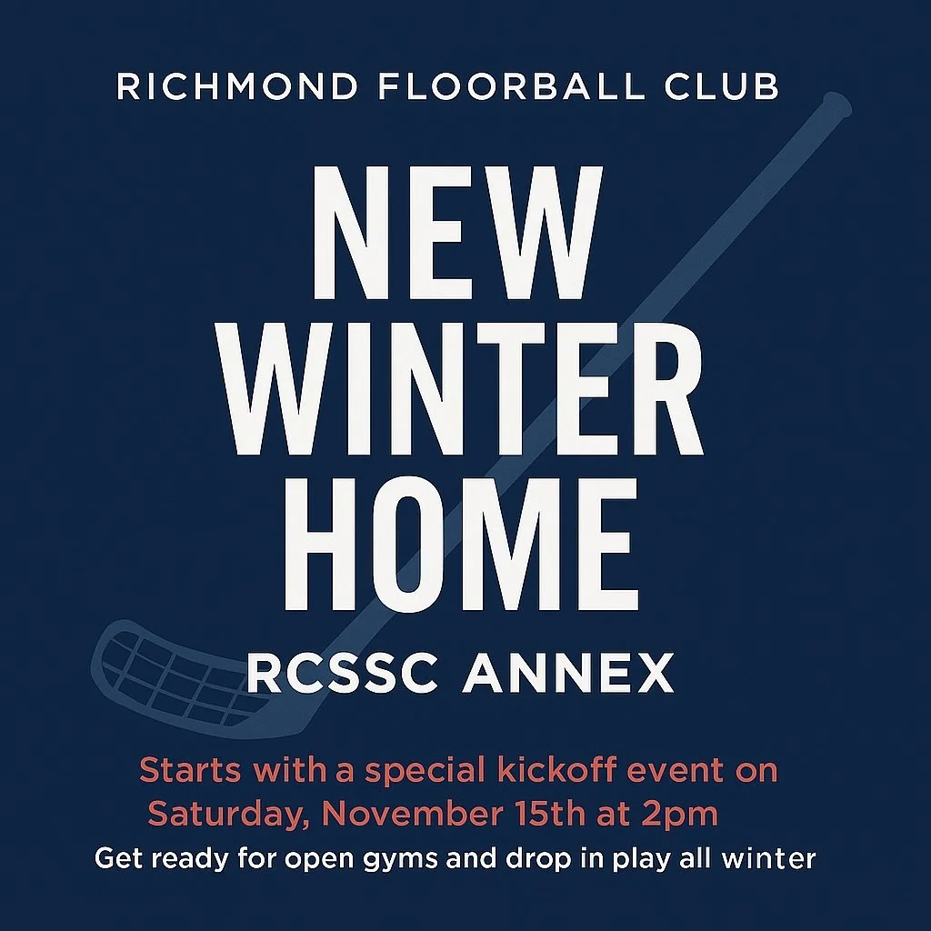 ❄️ Winter starts here

📍 A new season, a new home, and a bigger stage for Richmond floorball in partnership with @rivercityssc 

🏑 We&rsquo;re kicking things off with a free community event at our new winter home &mdash; the Annex. Part instruction