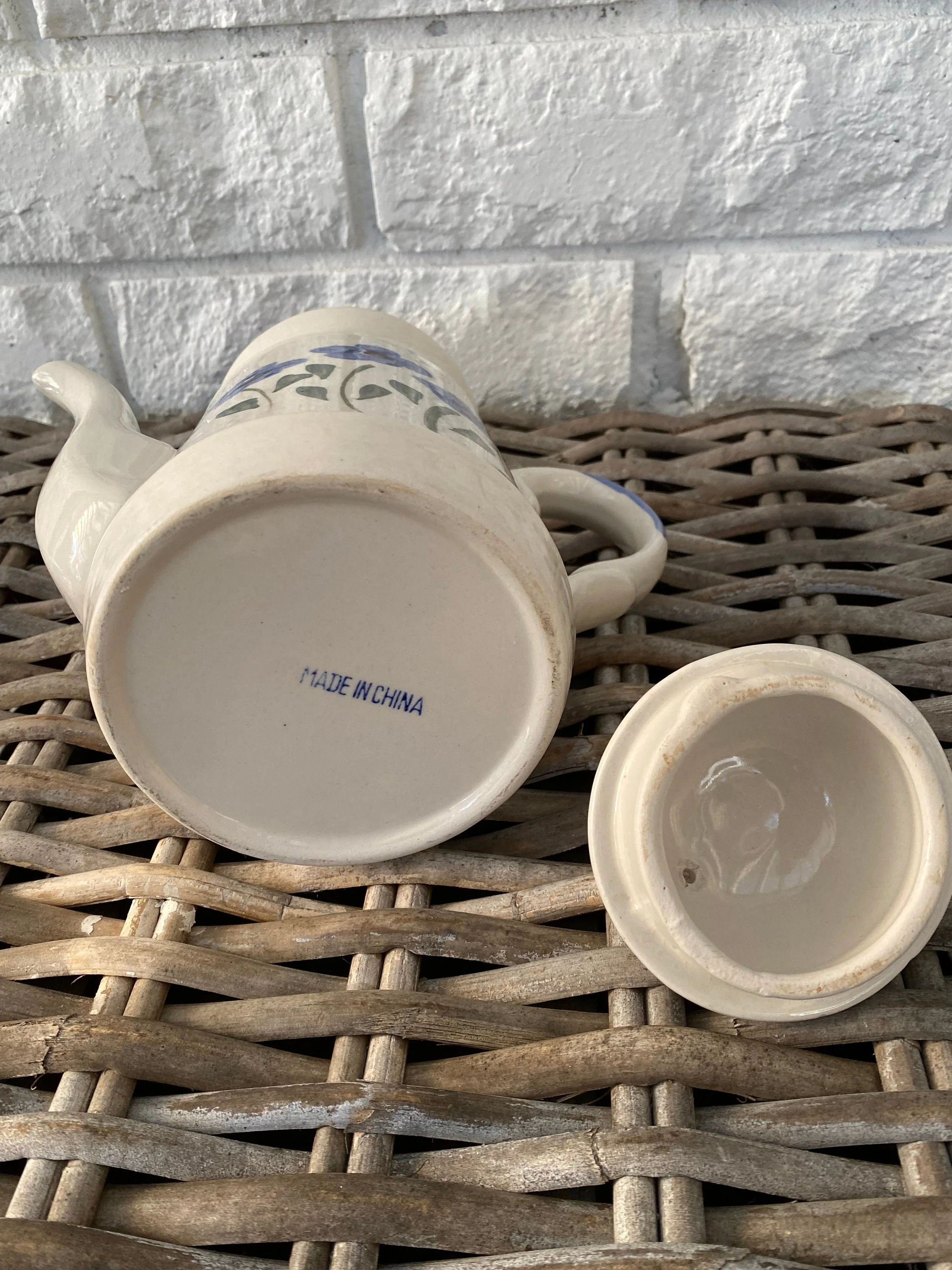 Underside of pieces stamped ‘Made in China’