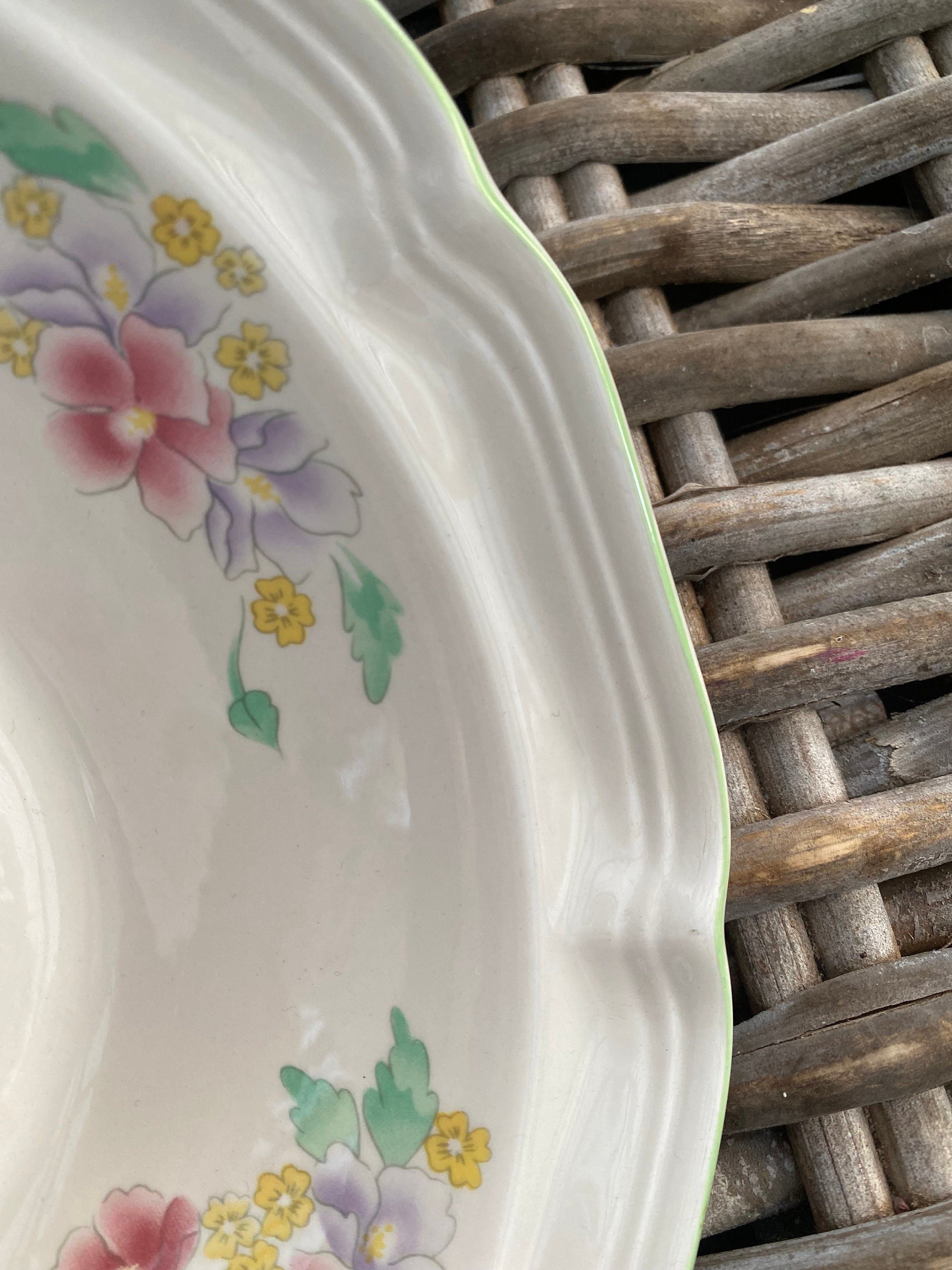 Macro of rim showing raised texture and green trim