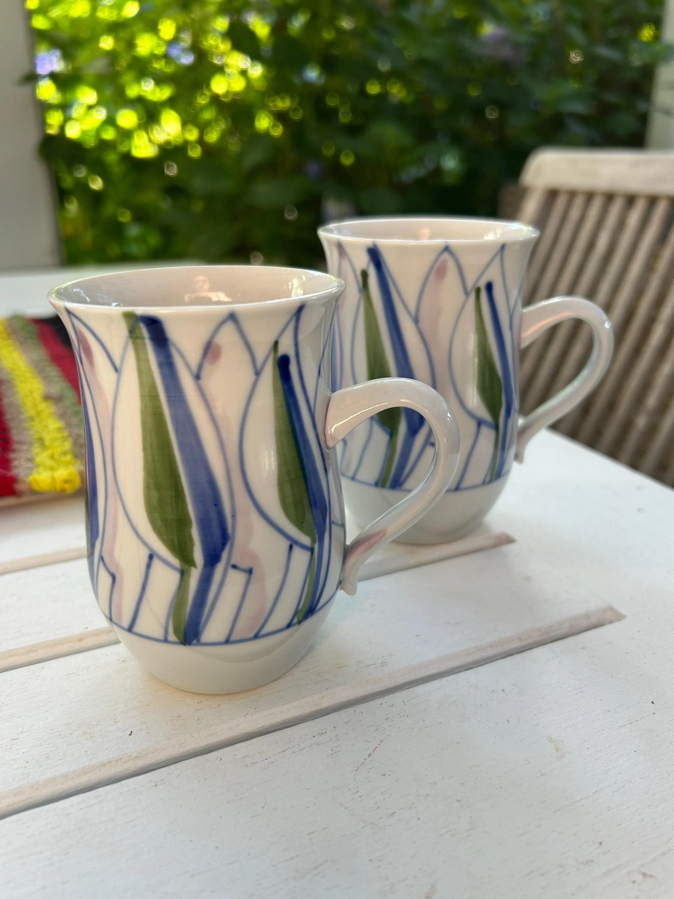 Alistair Whyte Hand-Painted Mugs – Set of 2 | Australian Ceramic Art